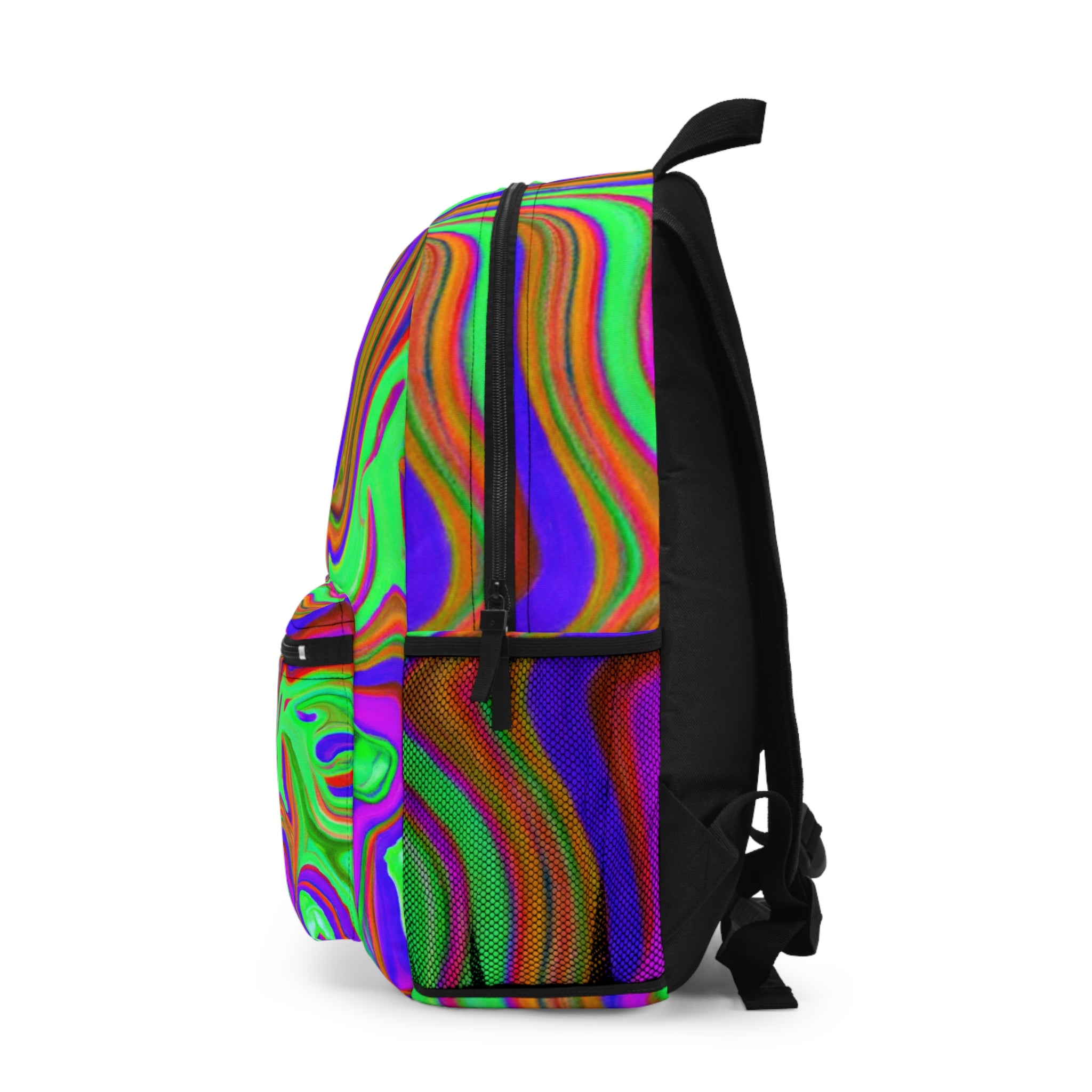 "Trippy Trudy's Technicolor Threads" - Backpack