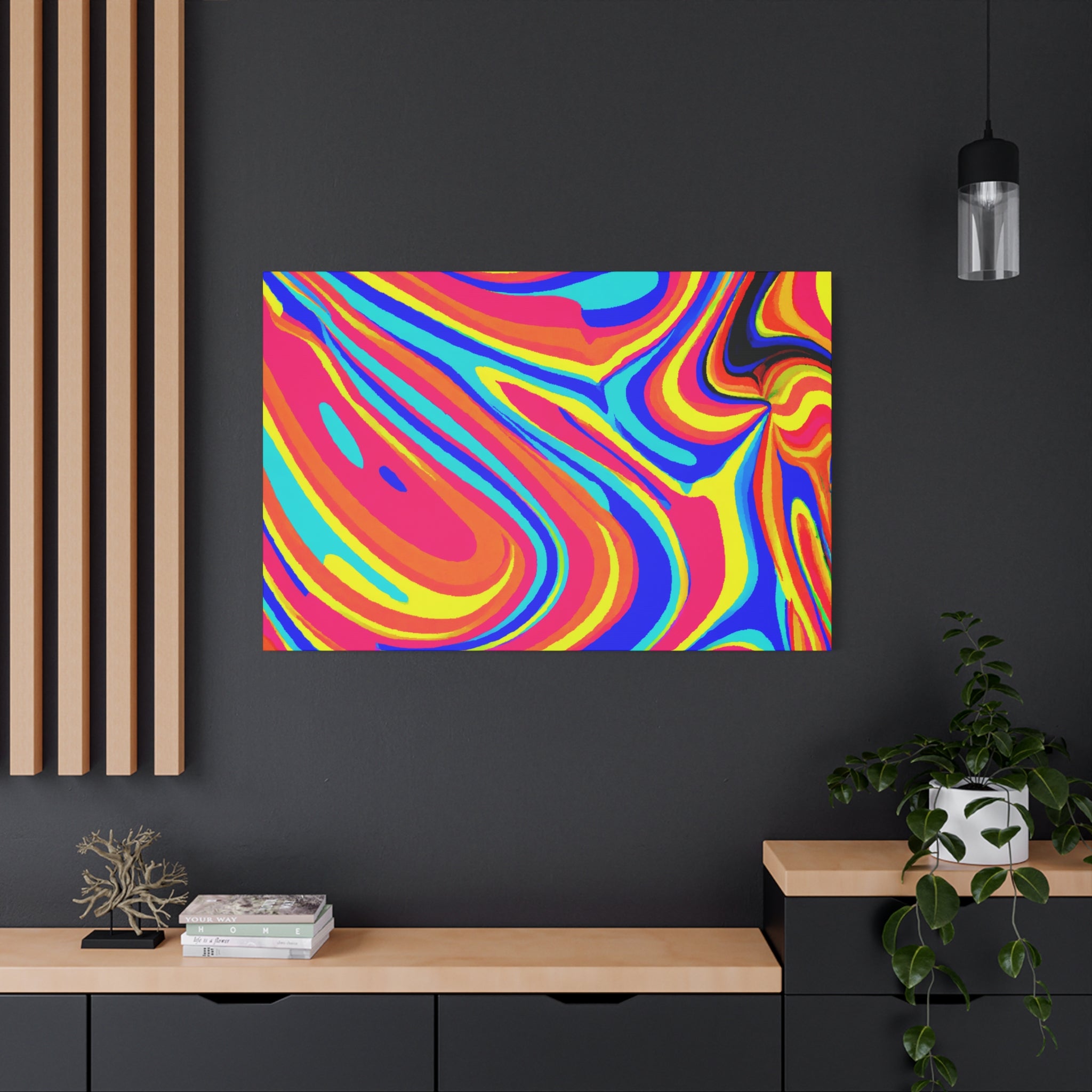 Groovy Kaleidoscope - Canvas