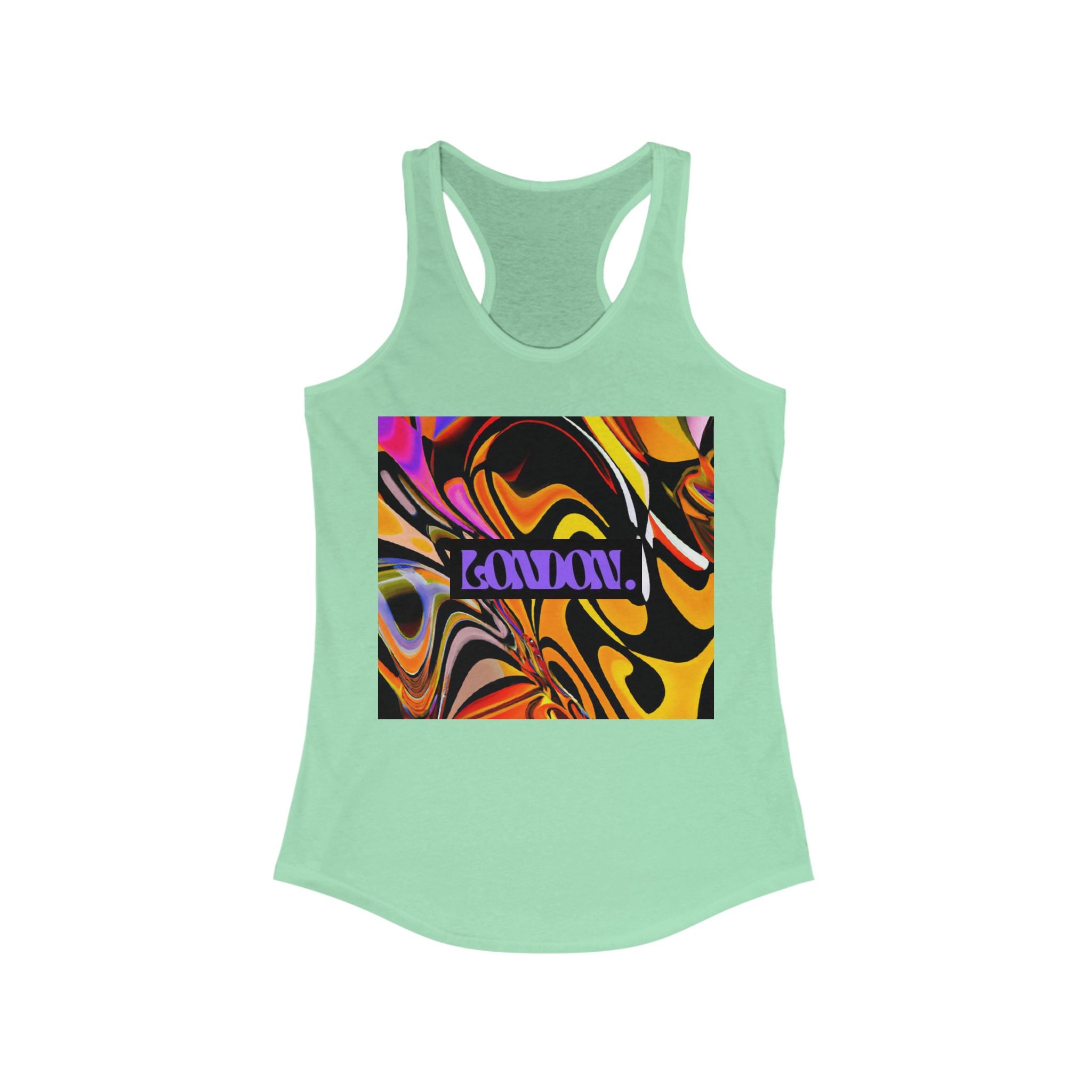 "Shagadelic Rainbows" - Racerback Tank Top