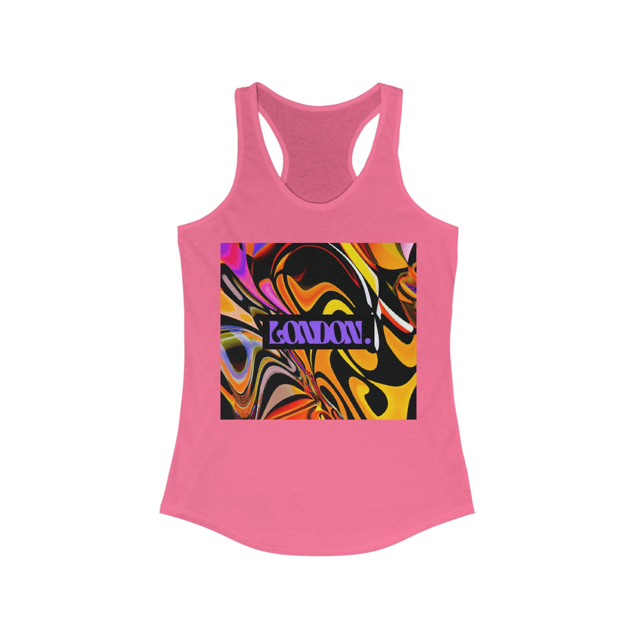 "Shagadelic Rainbows" - Racerback Tank Top