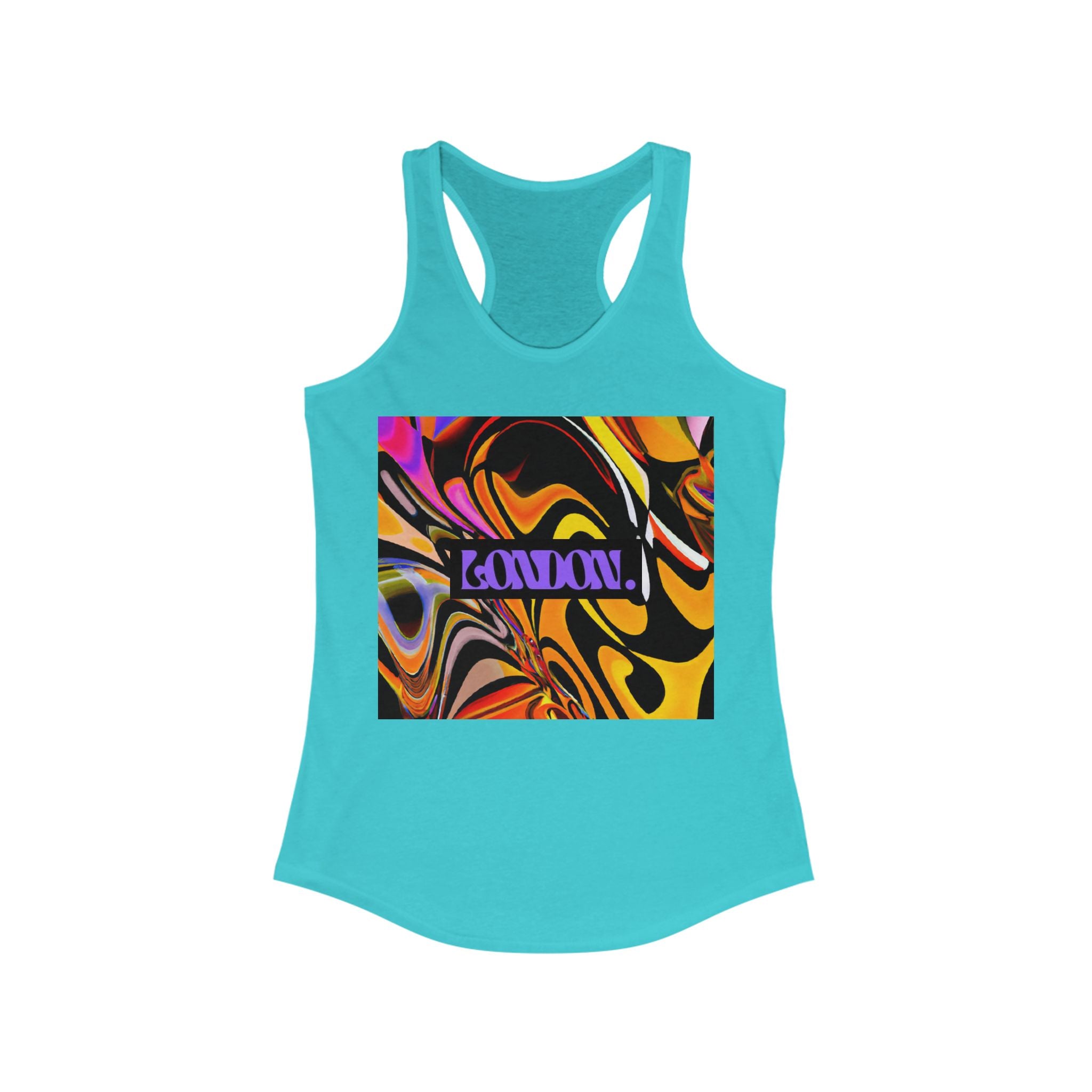 "Shagadelic Rainbows" - Racerback Tank Top