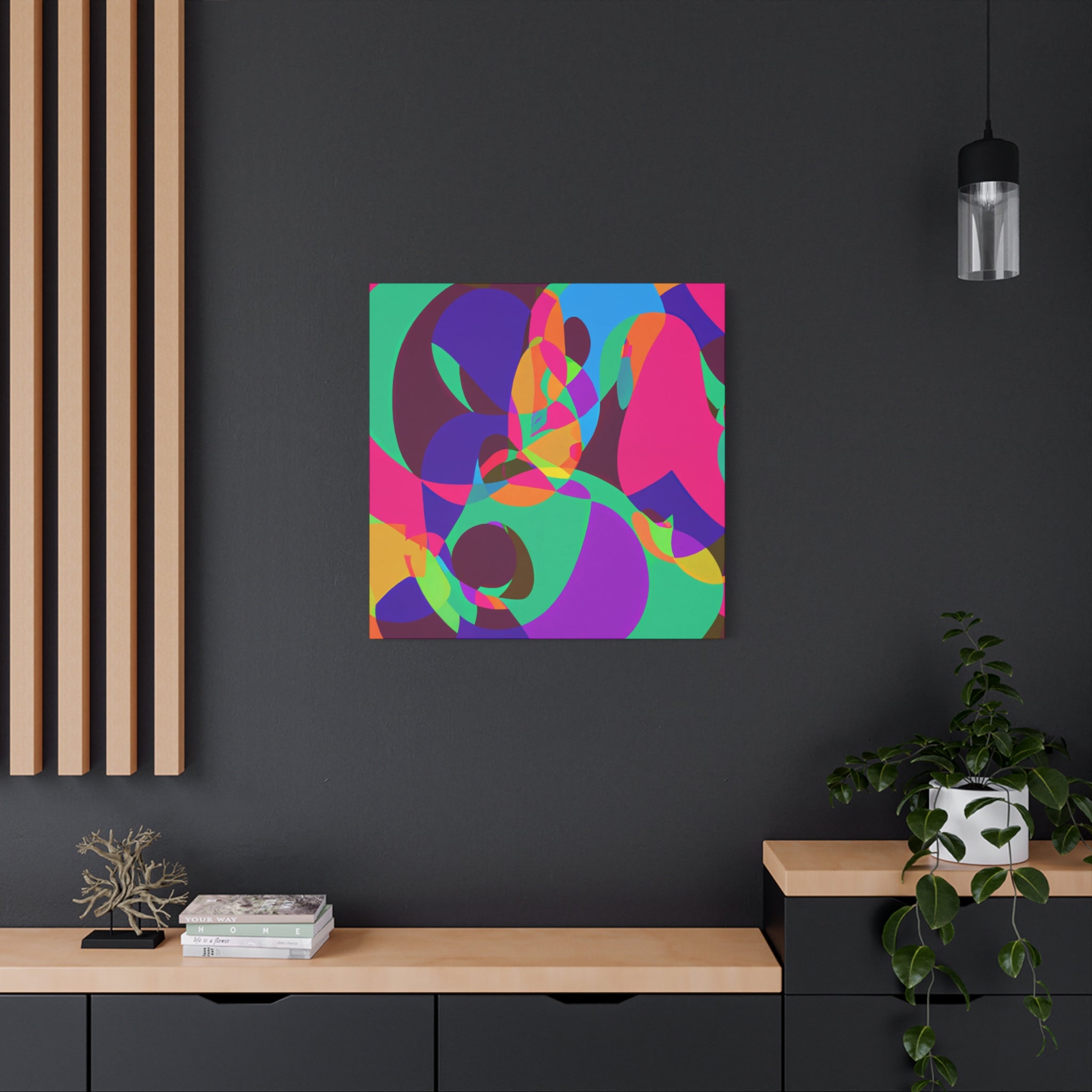 Groovy Kaleidoscope - Canvas