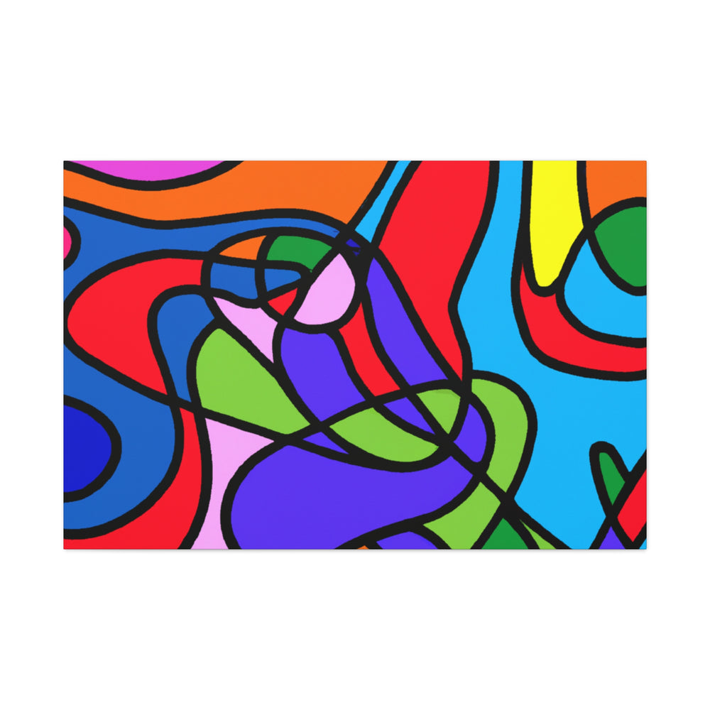 Groovy Kaleidoscope - Canvas