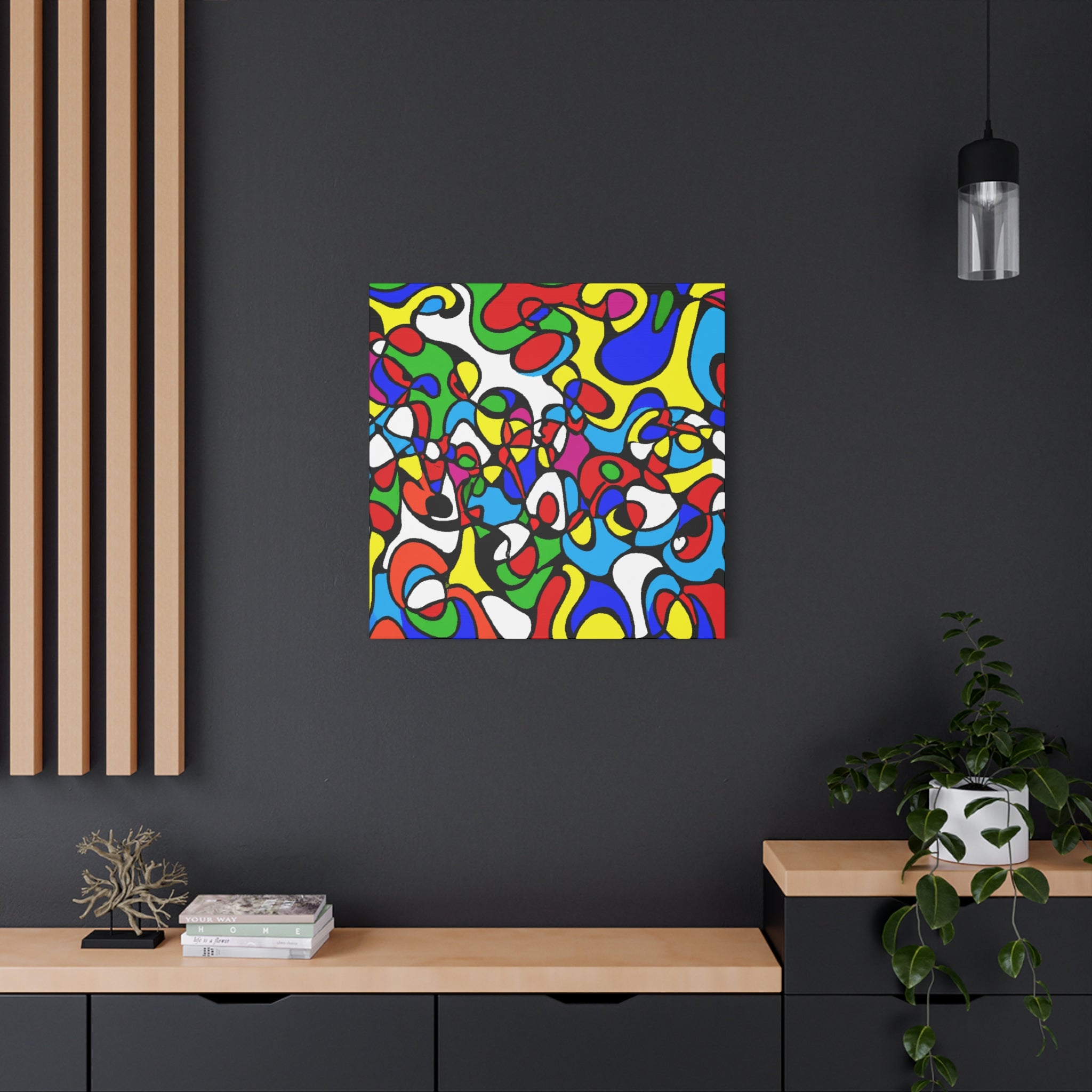 Groovy Kaleidoscope - Canvas