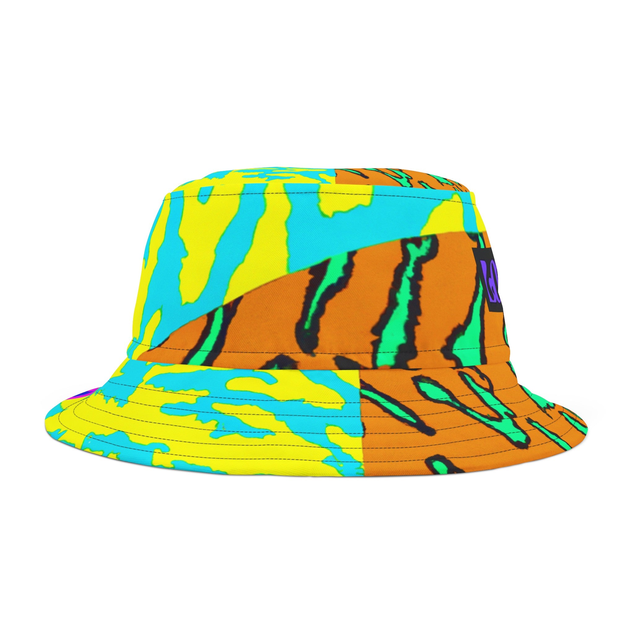 Kaleidoscope Kitty - Bucket Hat