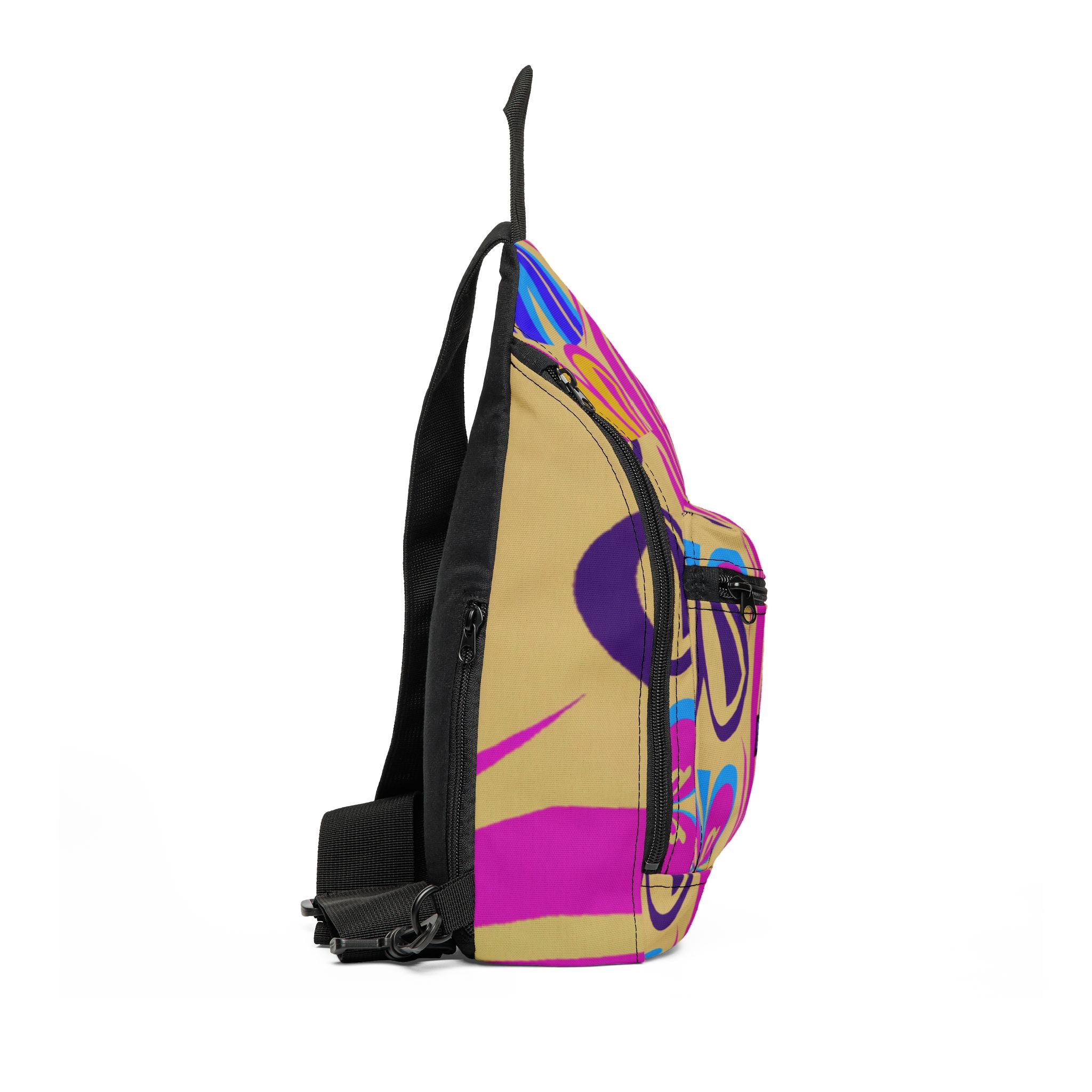 "Groovy Moonflower Delights" - Sling Bag