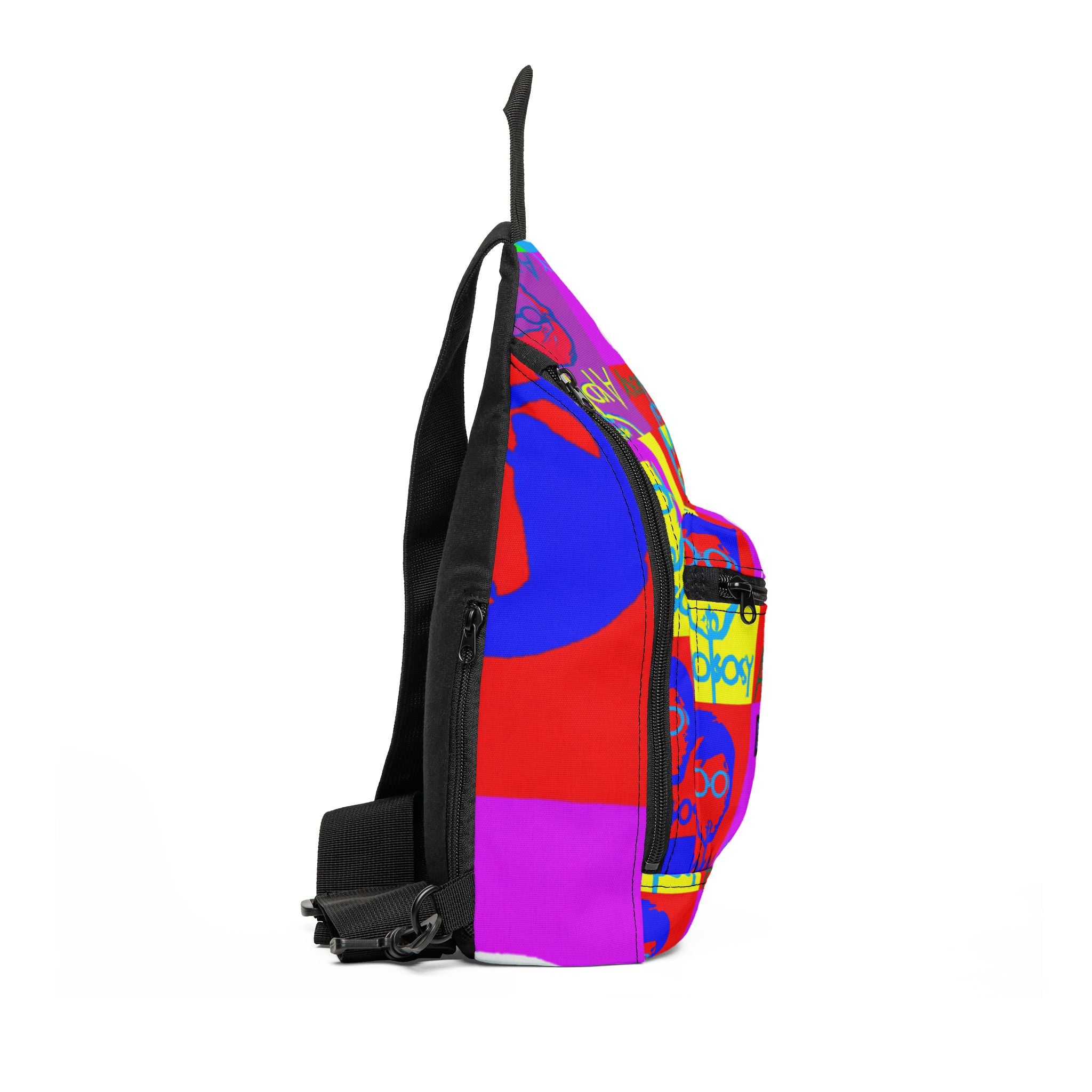 "Groovy Geometrics by Mellow Meadows" - Sling Bag