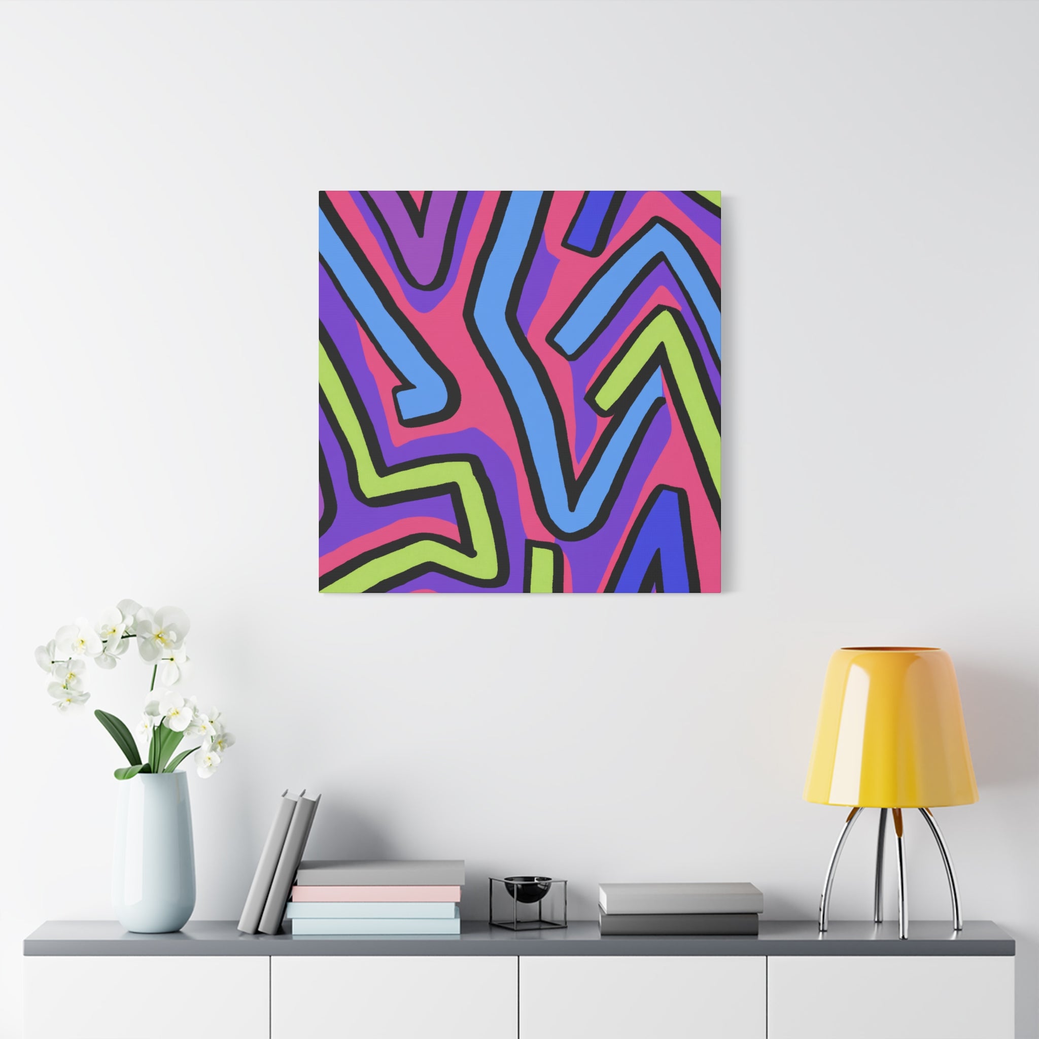 Groovy Kaleidoscope - Canvas