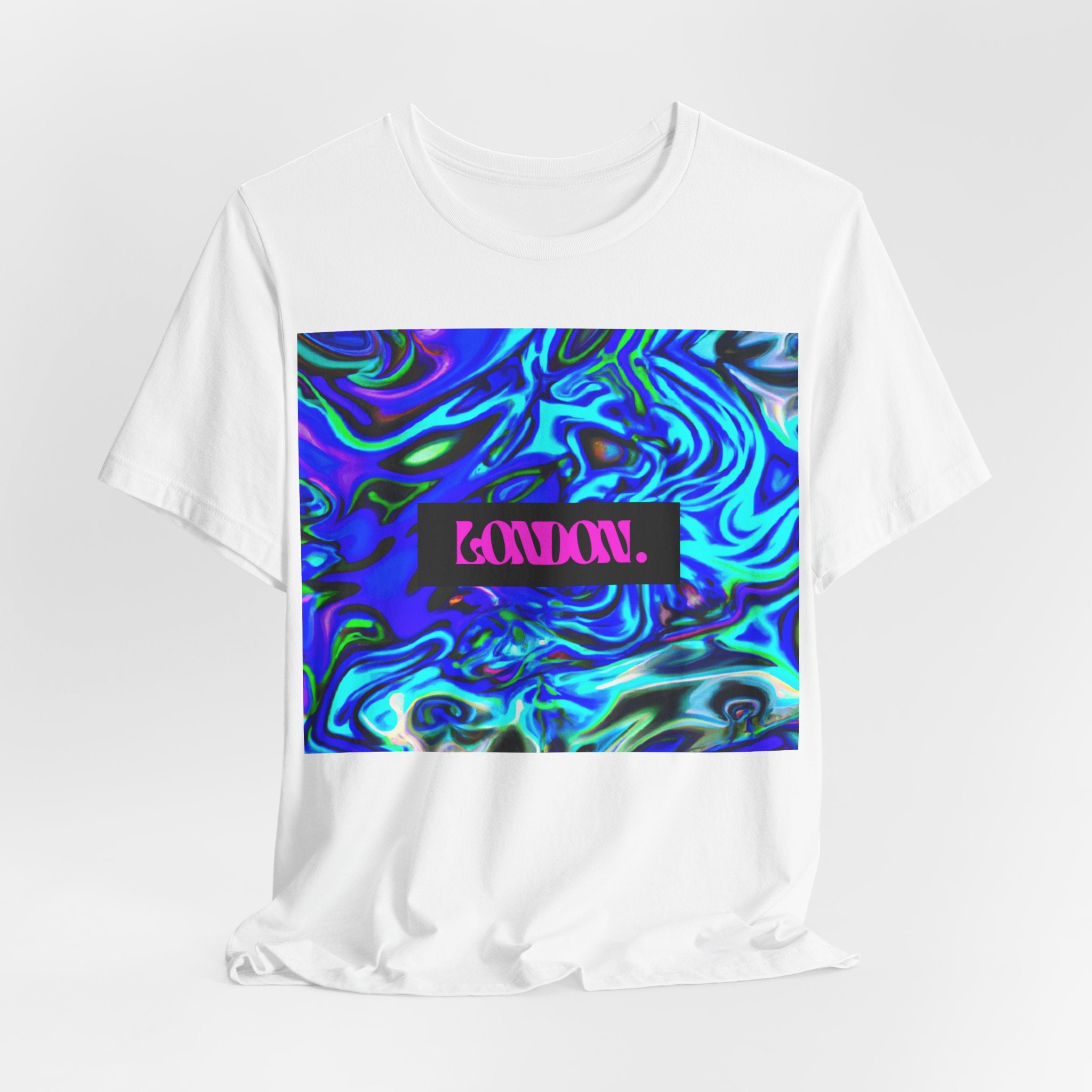 "Groovy Gaze: Retro Pop & Psychedelic Threads" - Tee