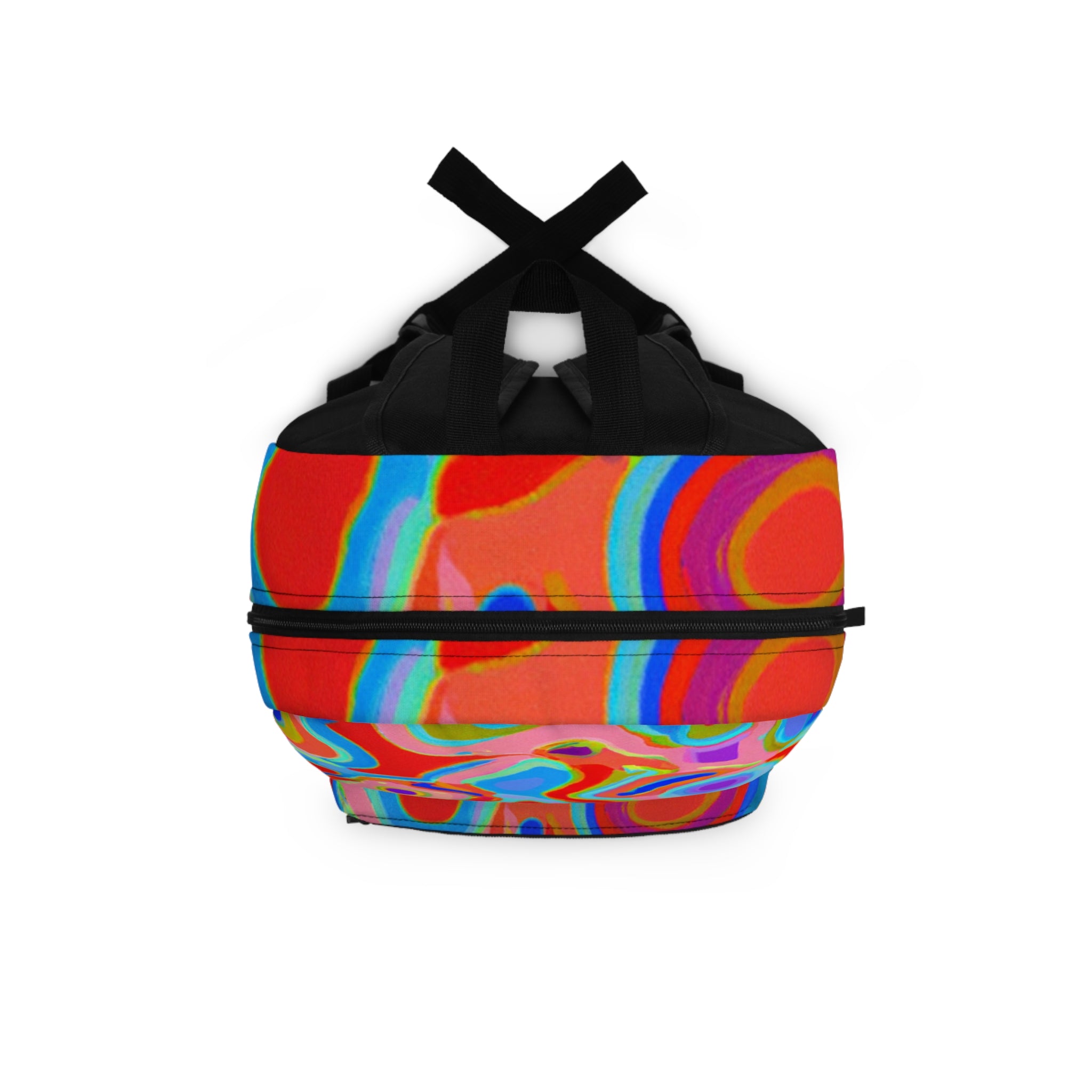 "Groovy Mirage: Vintage Pop Art Passion" - Backpack