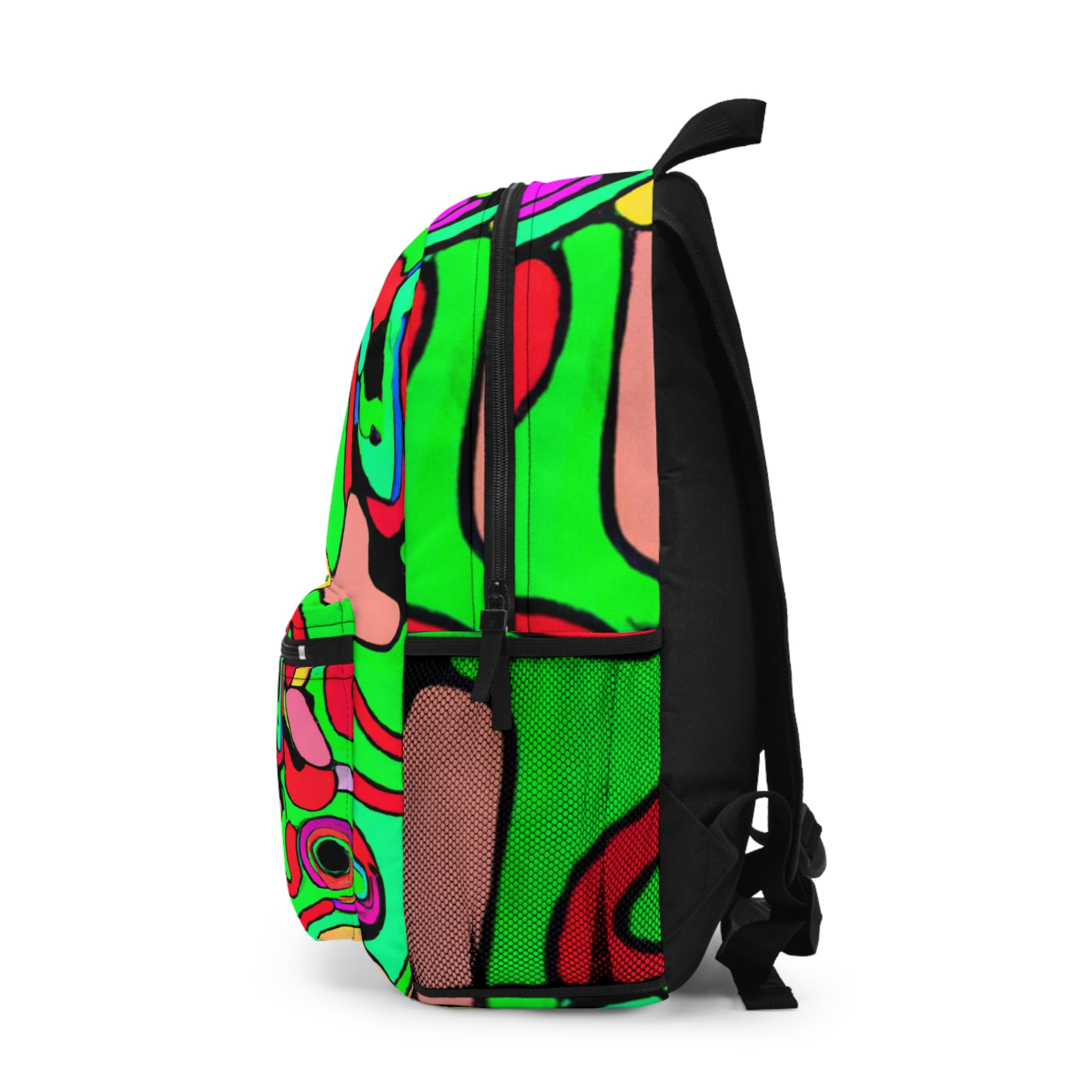 "Groovy Kaleidoscope Bazaar" - Backpack