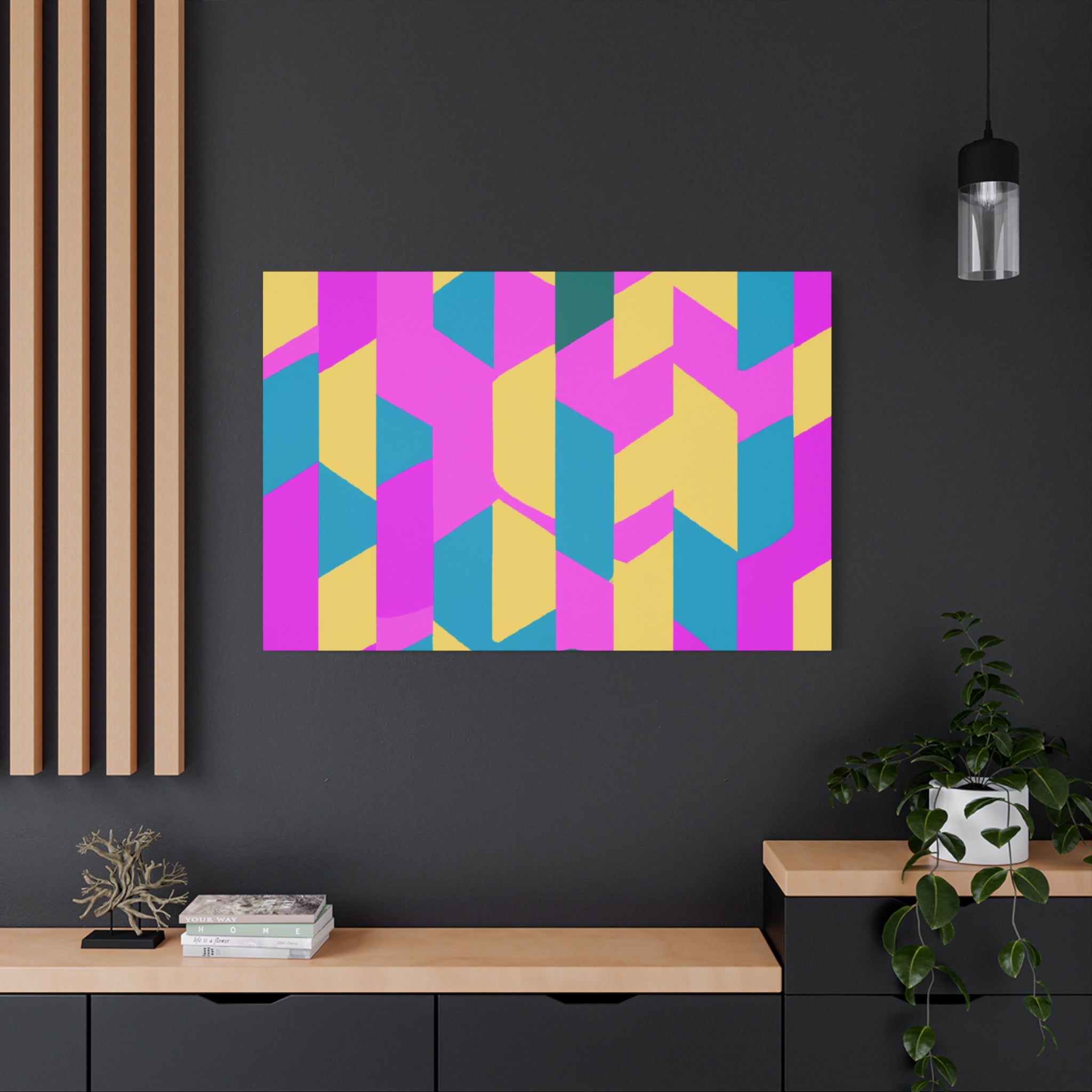 Groovy Kaleidoscope - Canvas