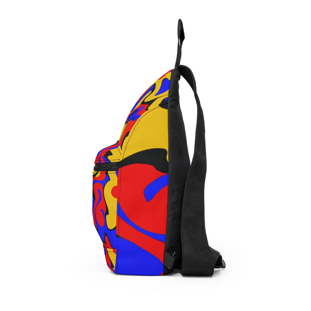 "Groovy Hues: A Trip to Kaleidoscope Boulevard" - Sling Bag