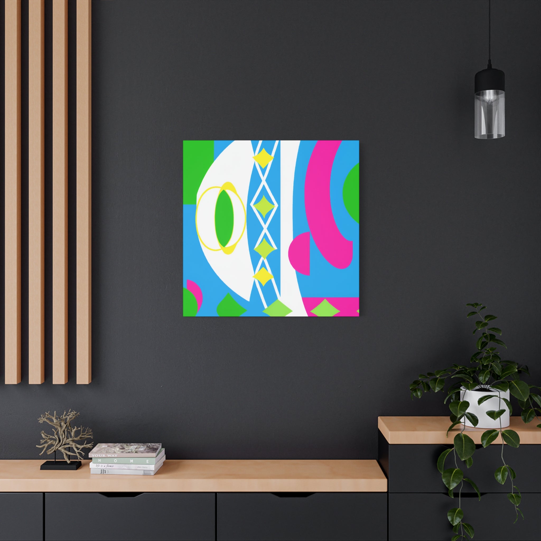 "Breezy Kaleidoscope" - Canvas