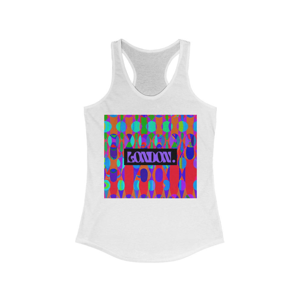 "Groovy Daisy Revival" - Racerback Tank Top