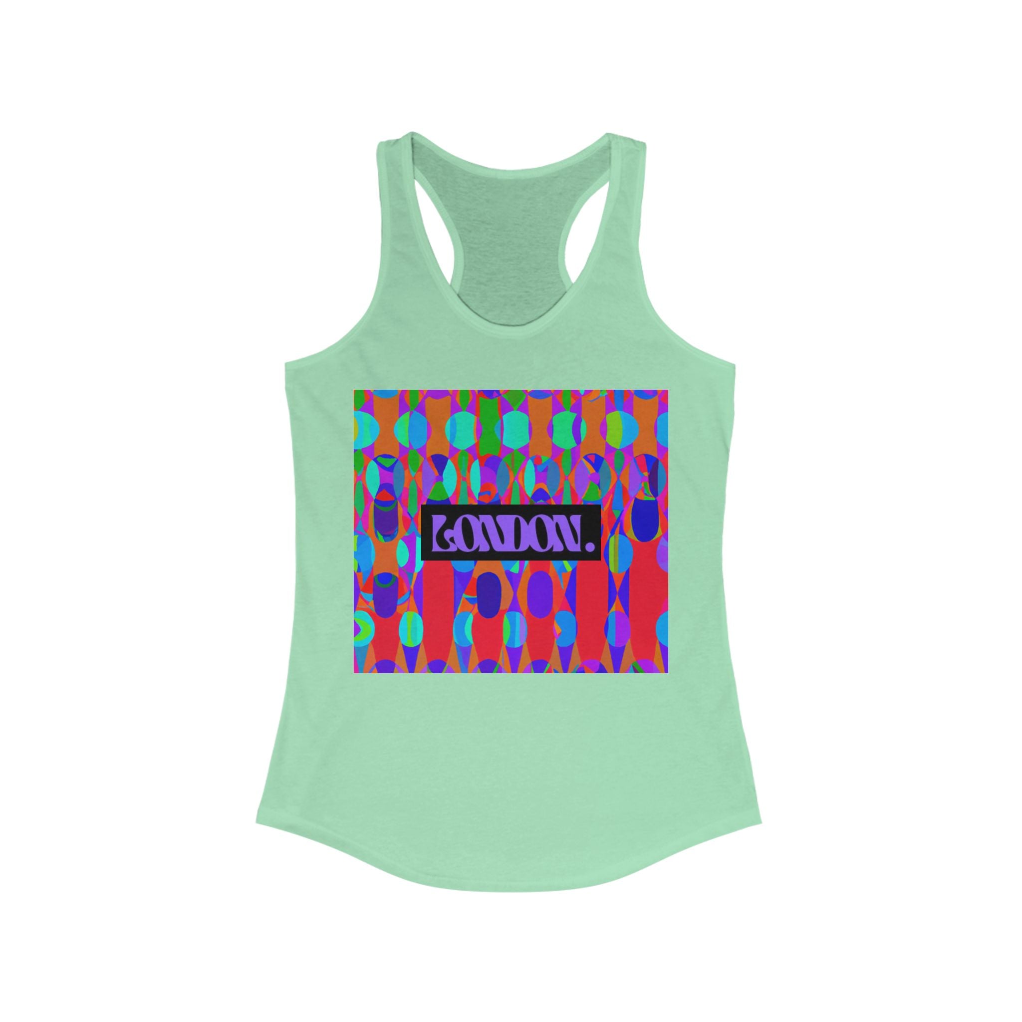 "Groovy Daisy Revival" - Racerback Tank Top