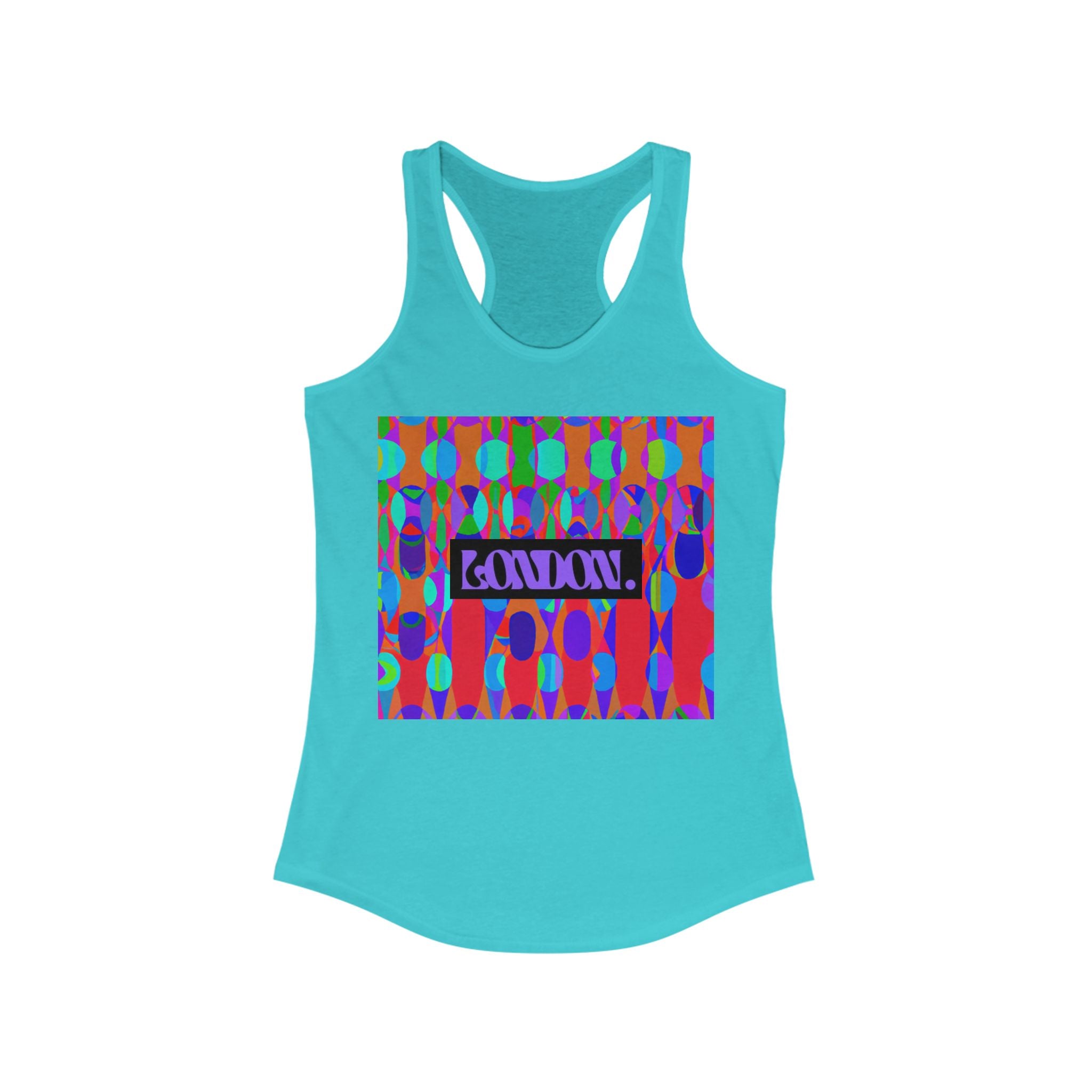 "Groovy Daisy Revival" - Racerback Tank Top