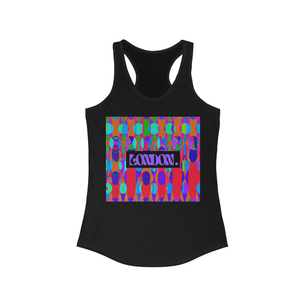 "Groovy Daisy Revival" - Racerback Tank Top