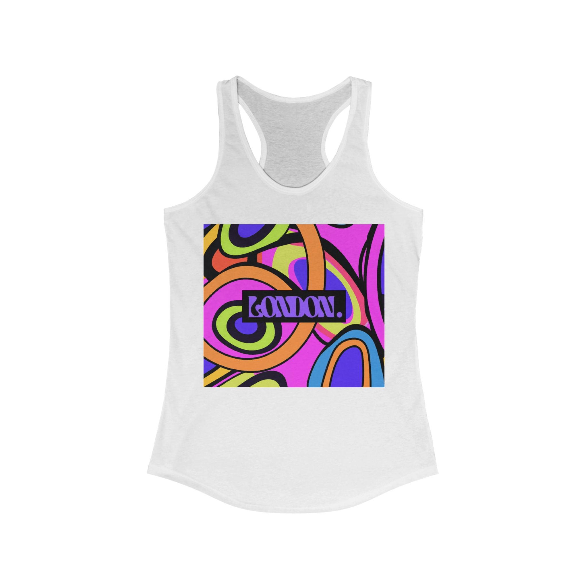 "Hazy Hues by Dexter Groove" - Racerback Tank Top