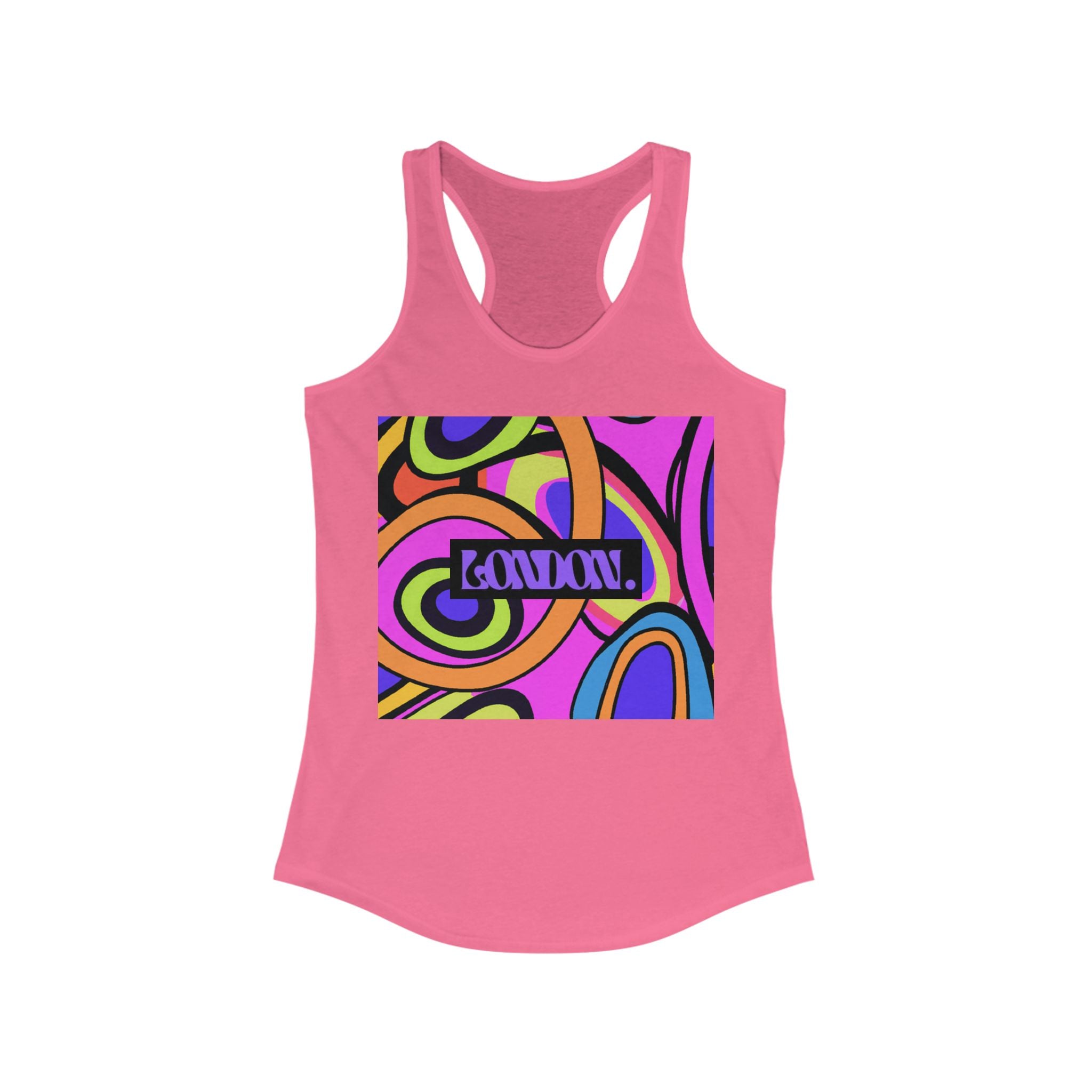 "Hazy Hues by Dexter Groove" - Racerback Tank Top