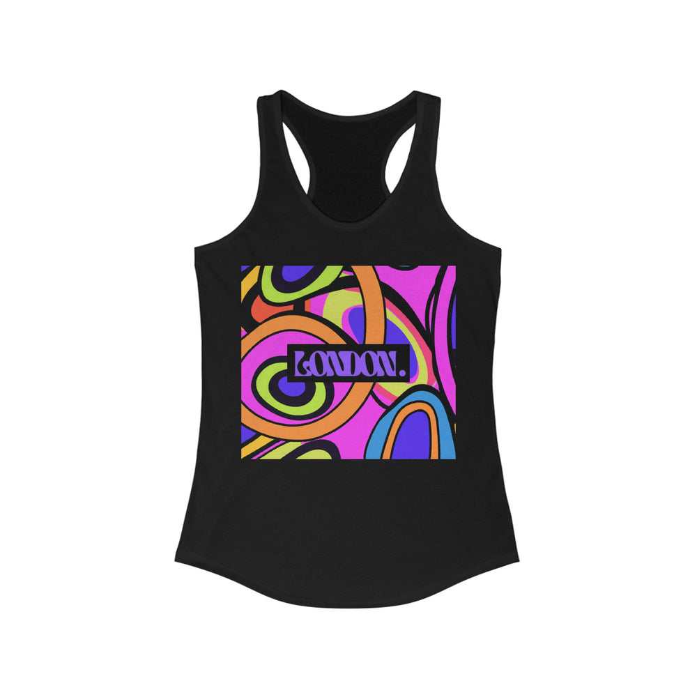 "Hazy Hues by Dexter Groove" - Racerback Tank Top