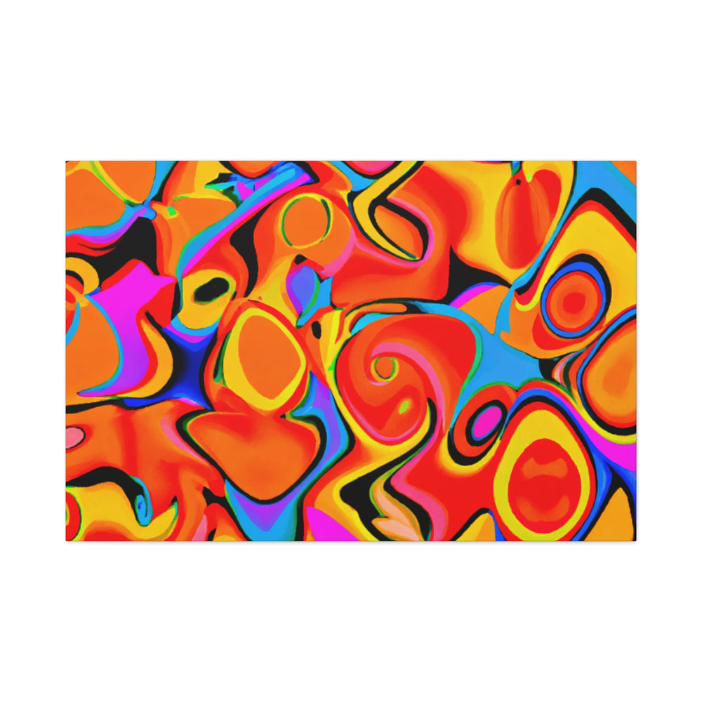 Groovy Kaleidoscope - Canvas