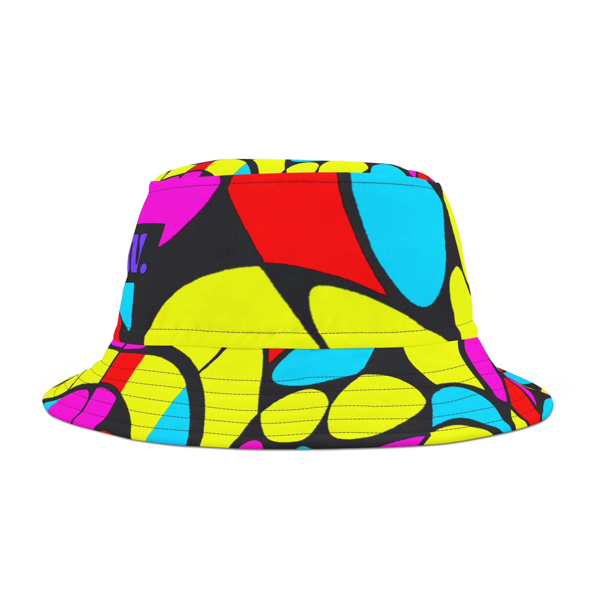 "Groovy Gingham Galaxy" - Bucket Hat