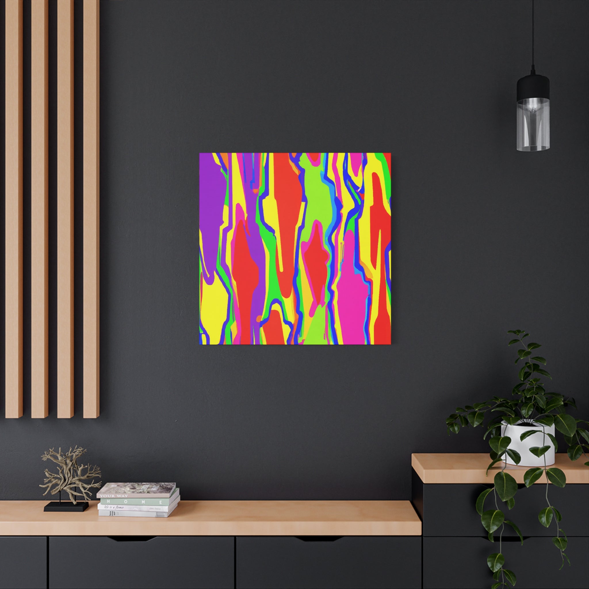 Groovy Kaleidoscope - Canvas