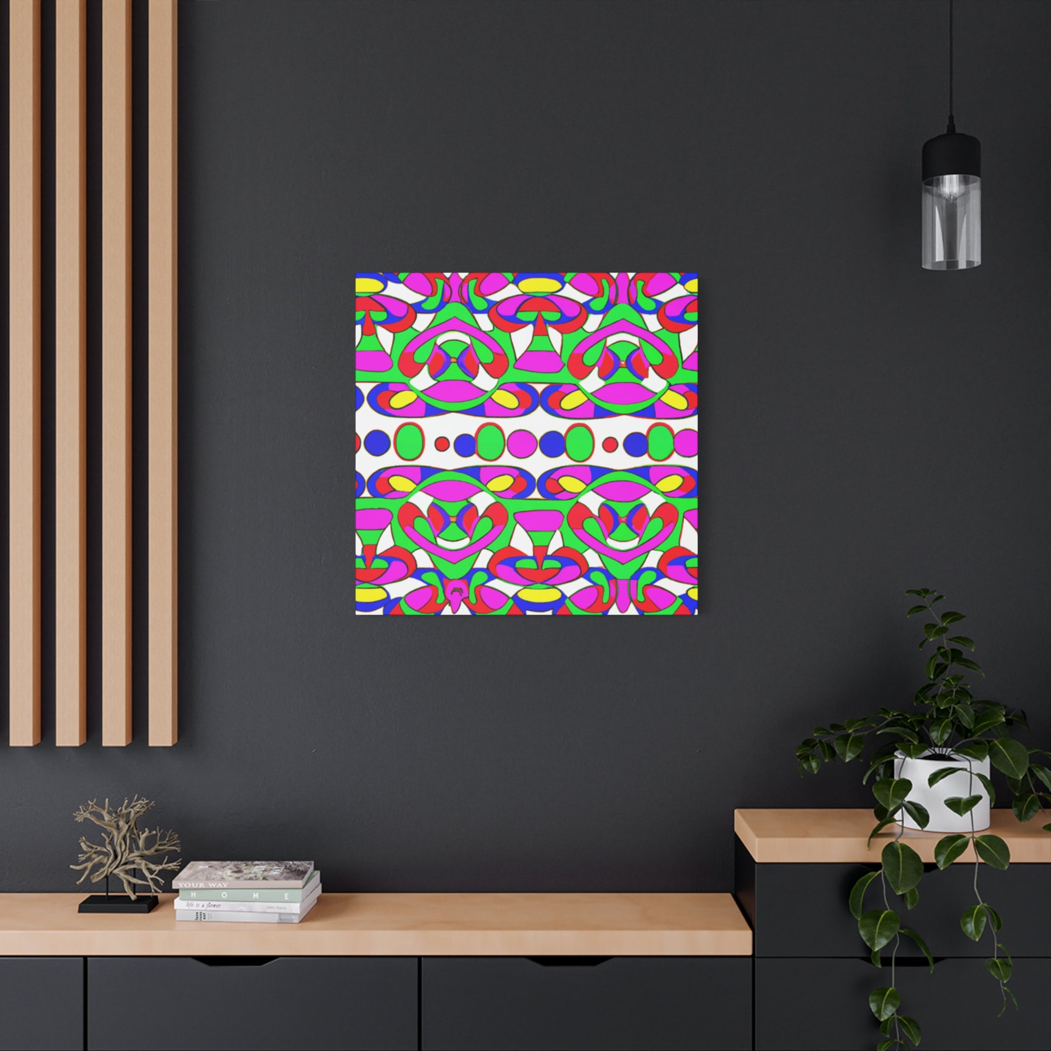 Groovy Kaleidoscope - Canvas