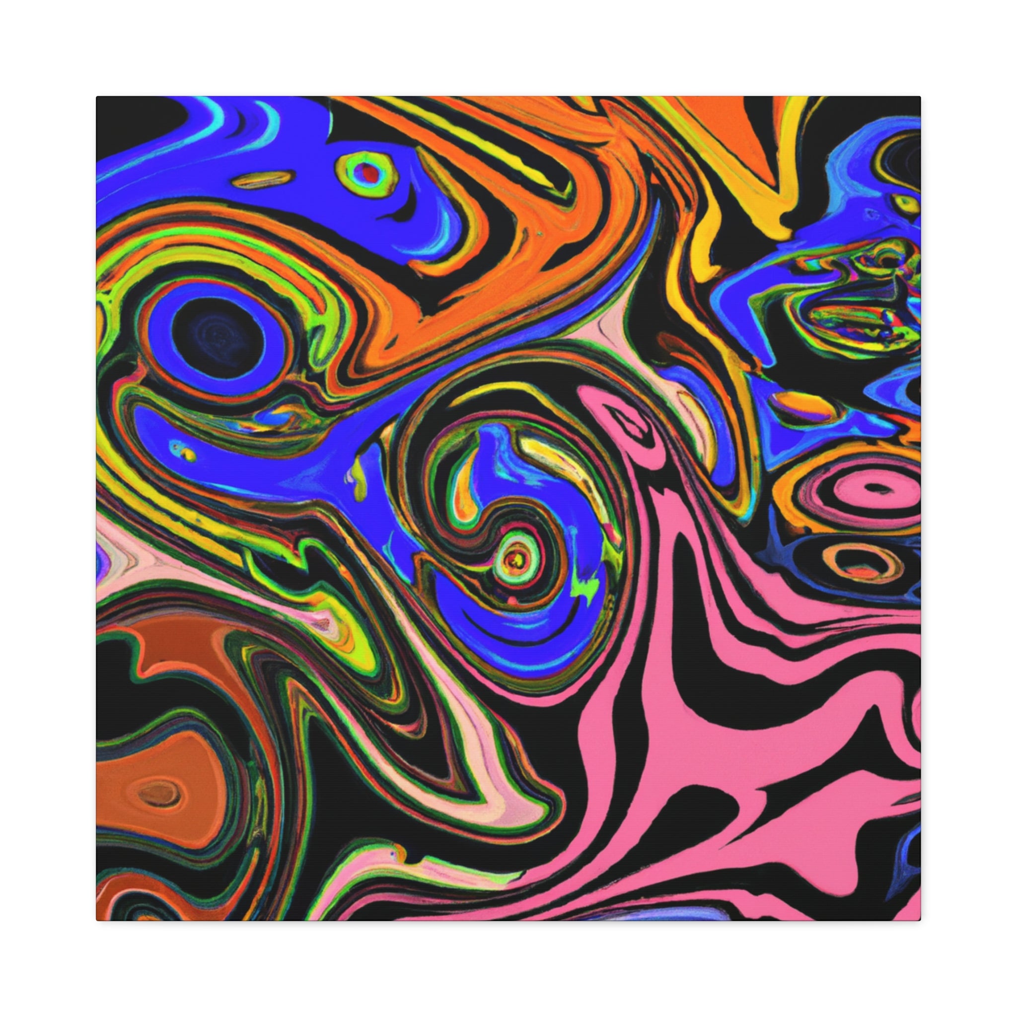 Groovy Kaleidoscope - Canvas