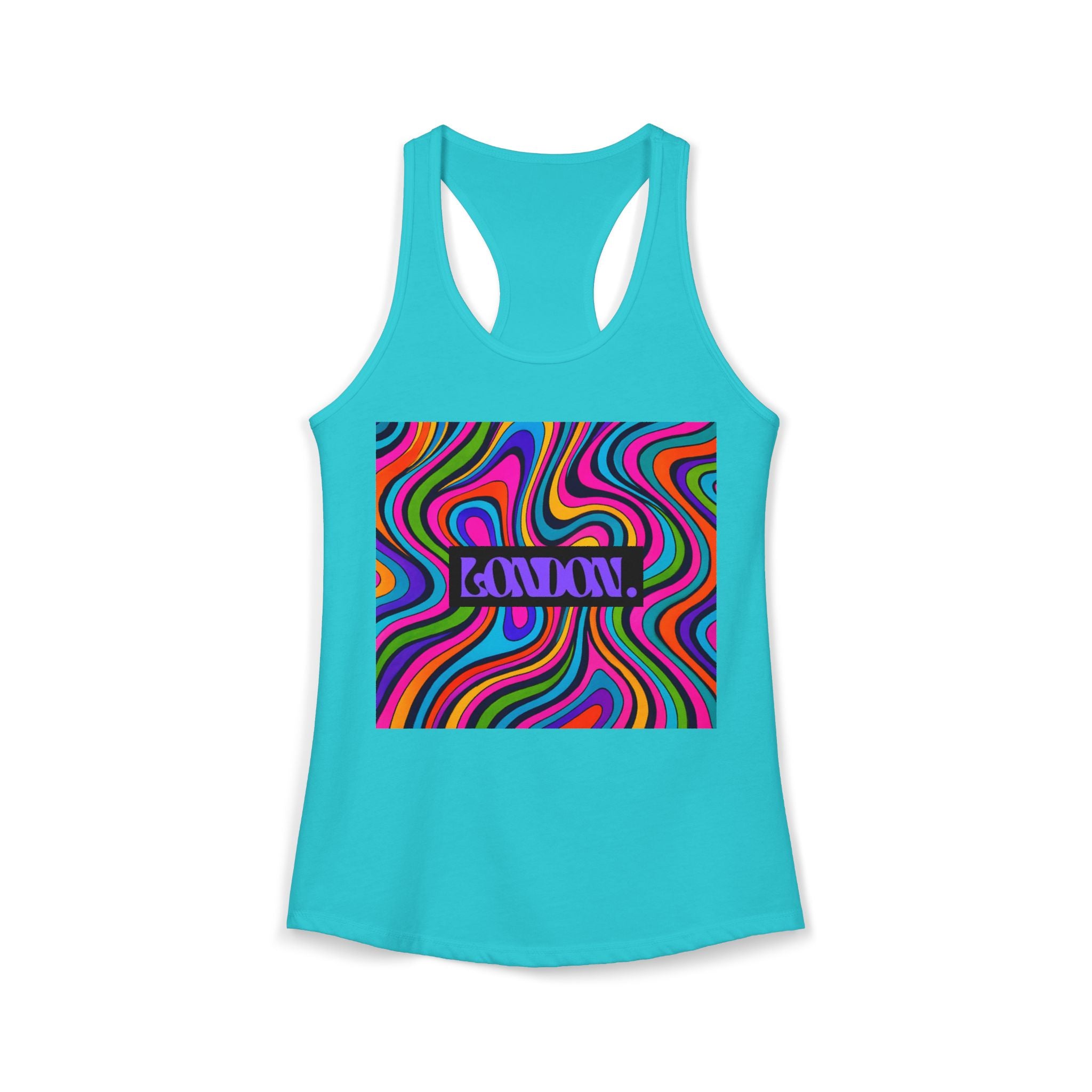 "Velvet Kaleidoscope" - Racerback Tank Top