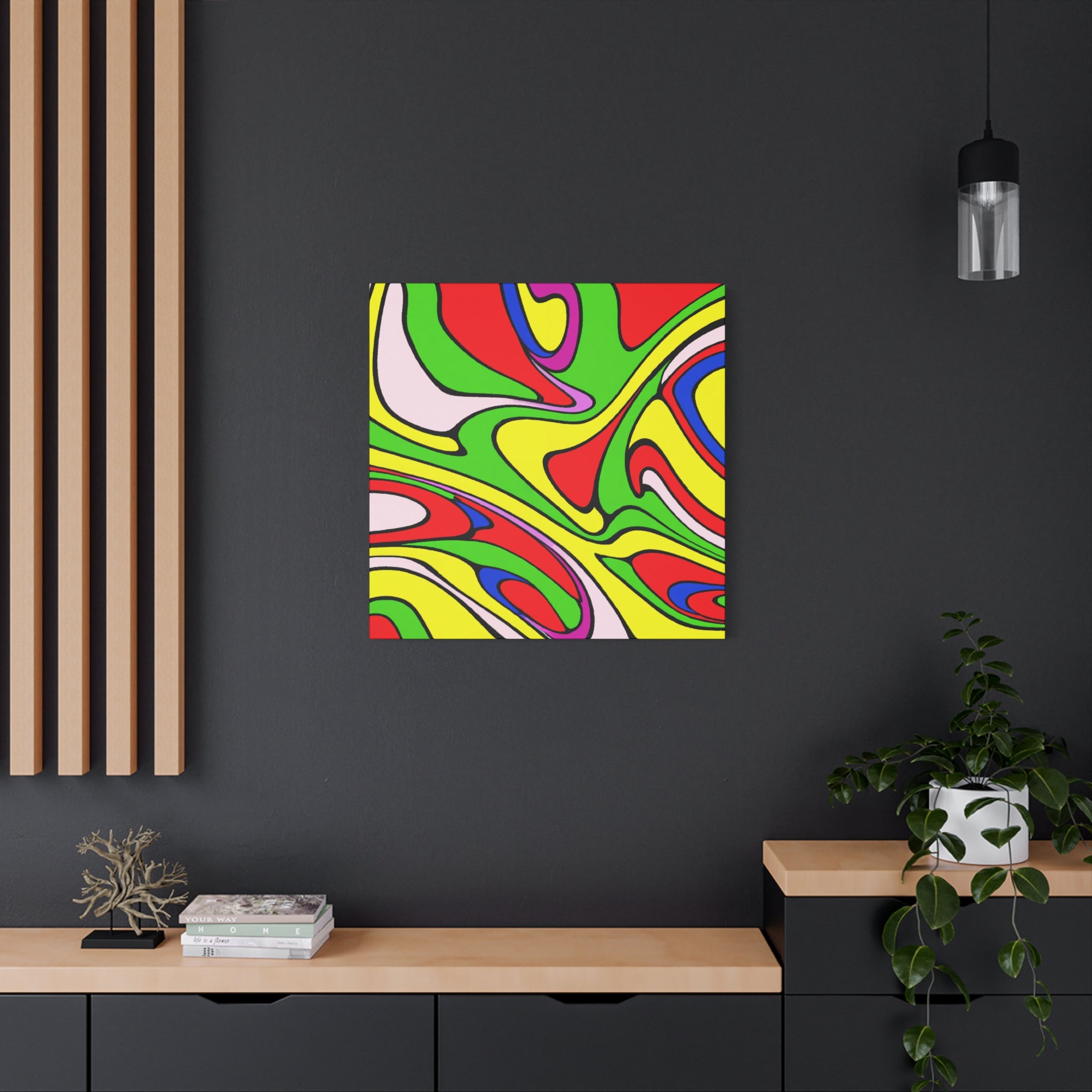 Groovy Kaleidoscope - Canvas