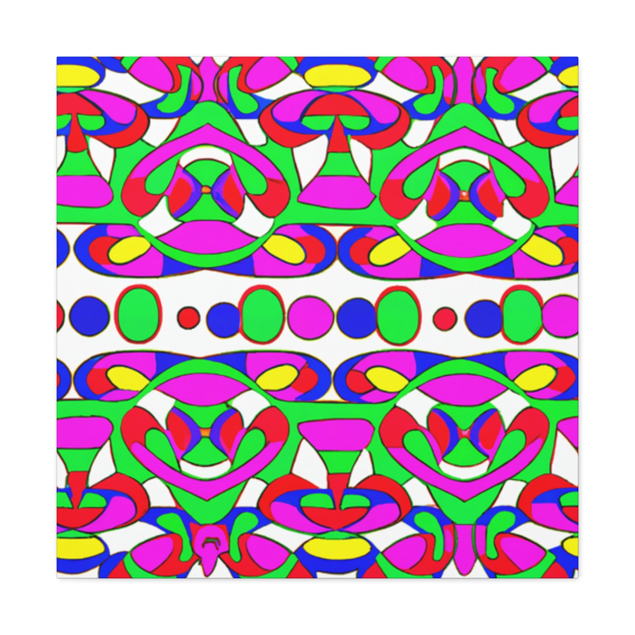 Groovy Kaleidoscope - Canvas