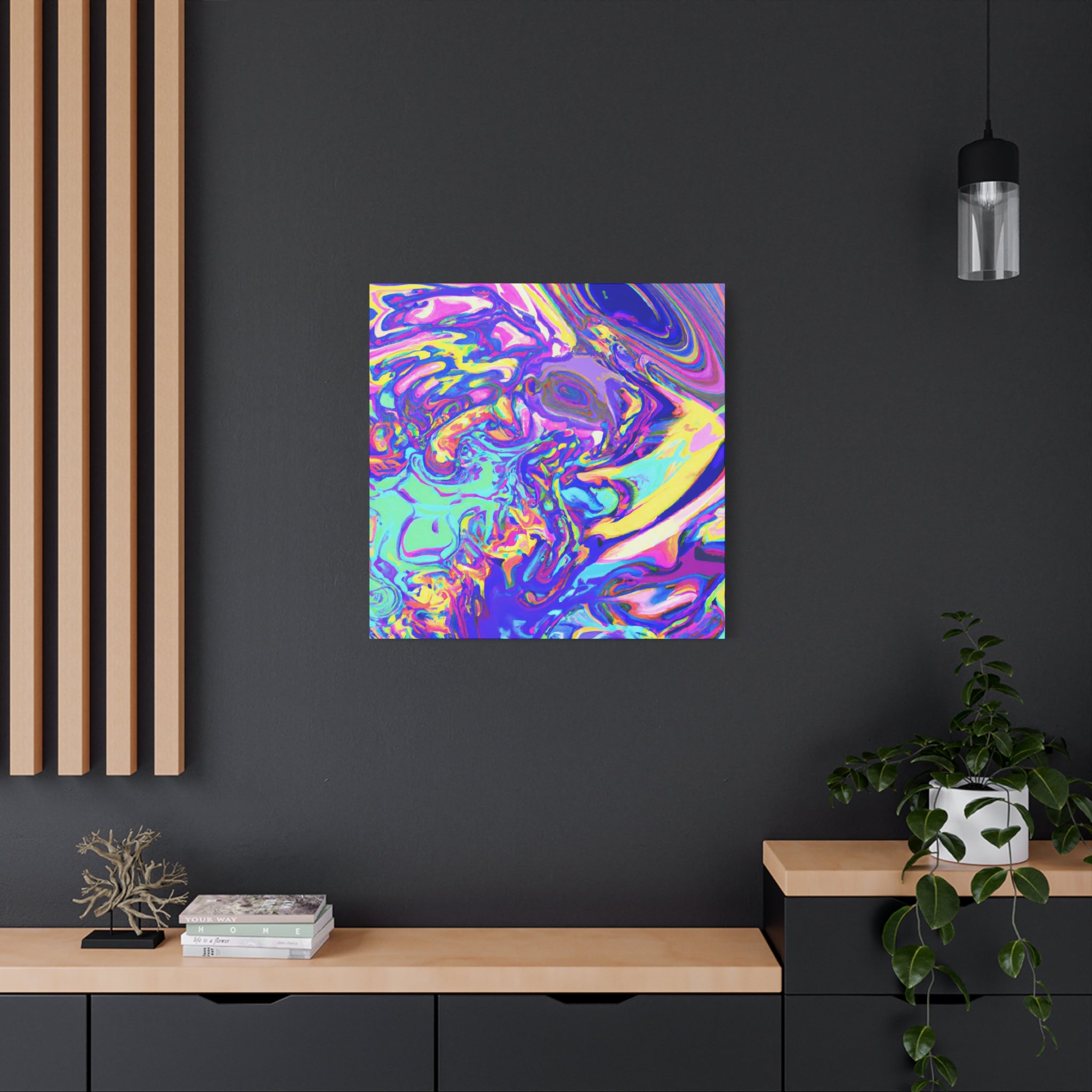 Groovy Kaleidoscope - Canvas