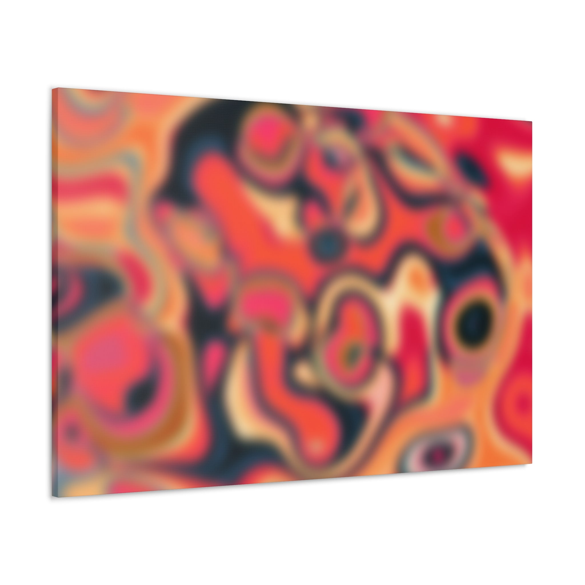 Psychedelic Swirls Abstract Art Canvas - Canvas