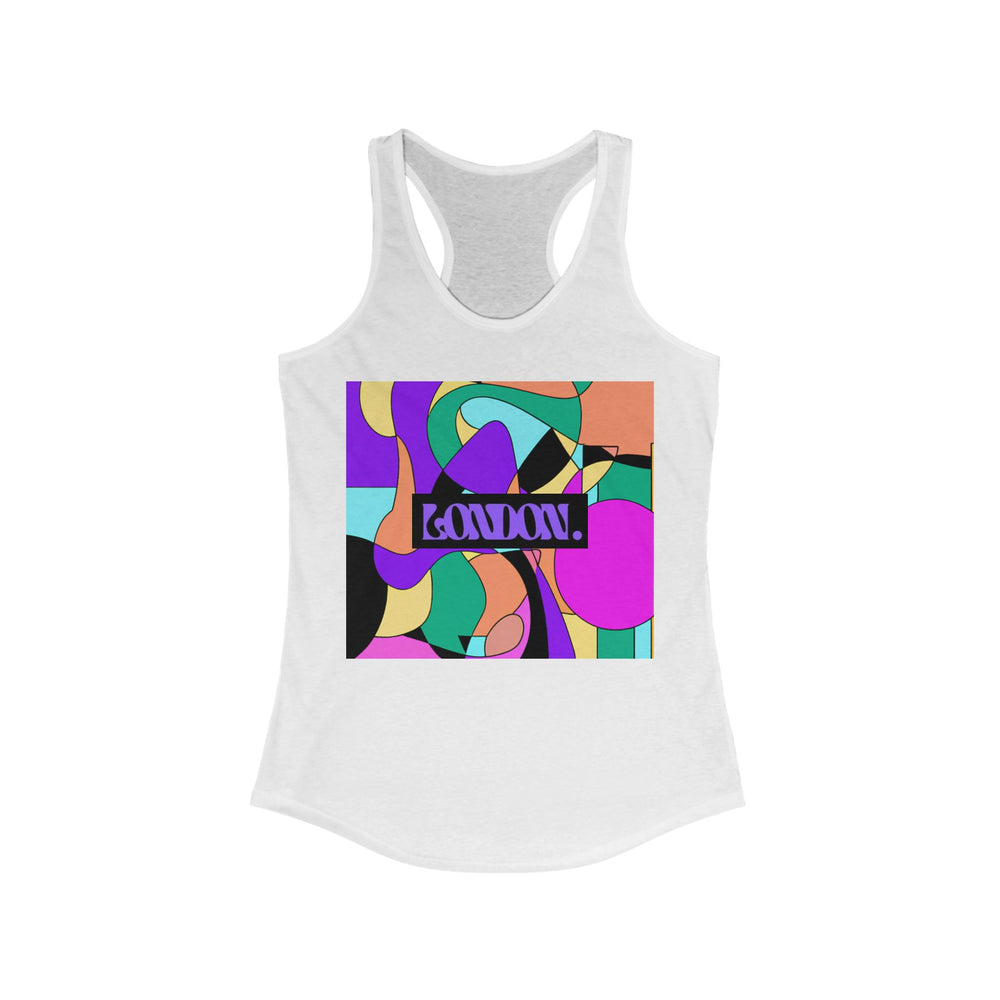 "Marvin Starburst Pop & Dazzle Emporium" - Racerback Tank Top
