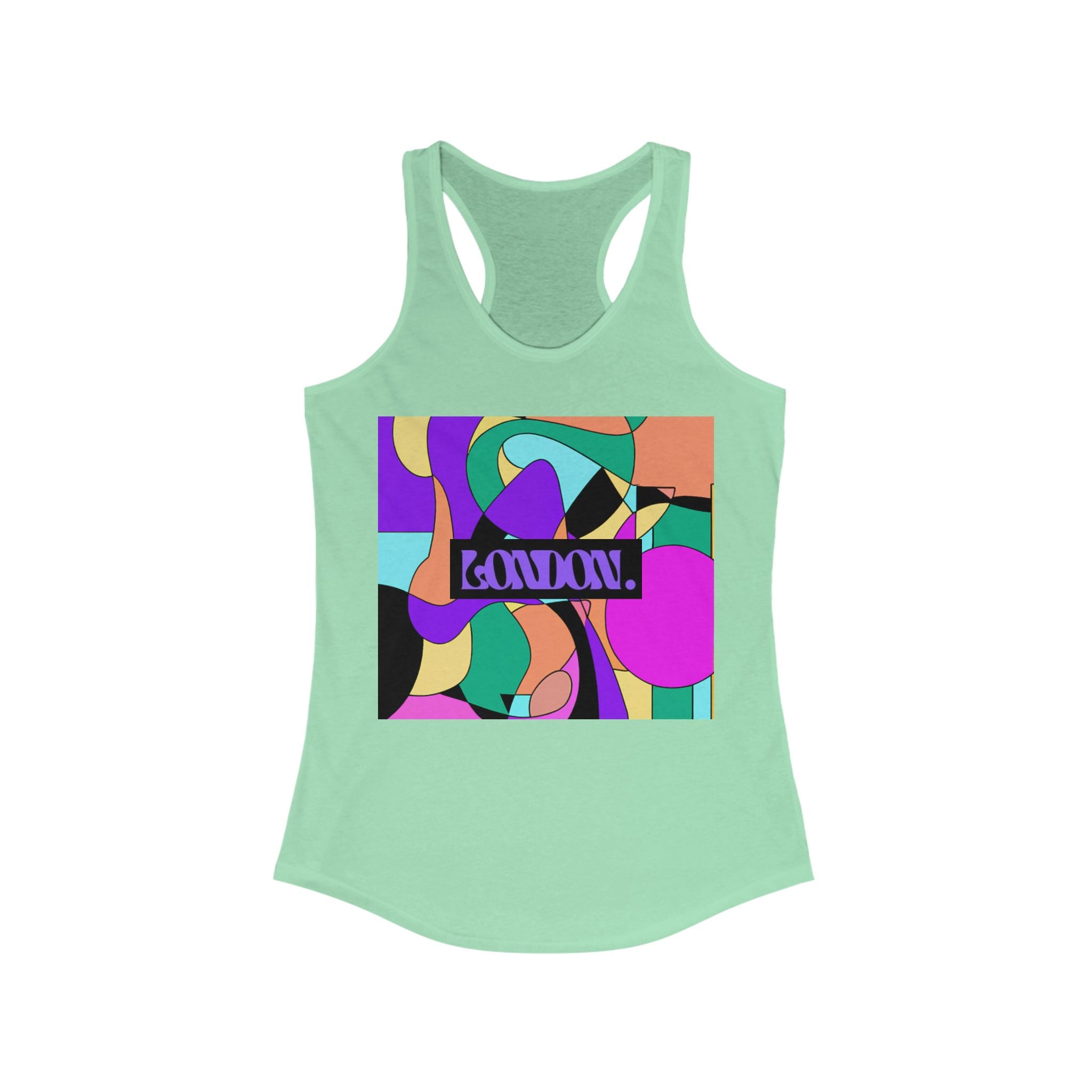 "Marvin Starburst Pop & Dazzle Emporium" - Racerback Tank Top