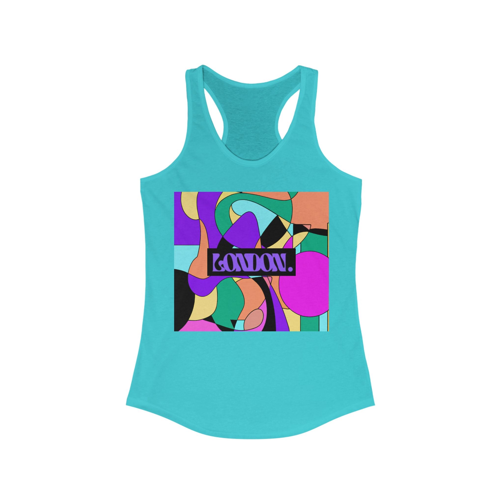 "Marvin Starburst Pop & Dazzle Emporium" - Racerback Tank Top