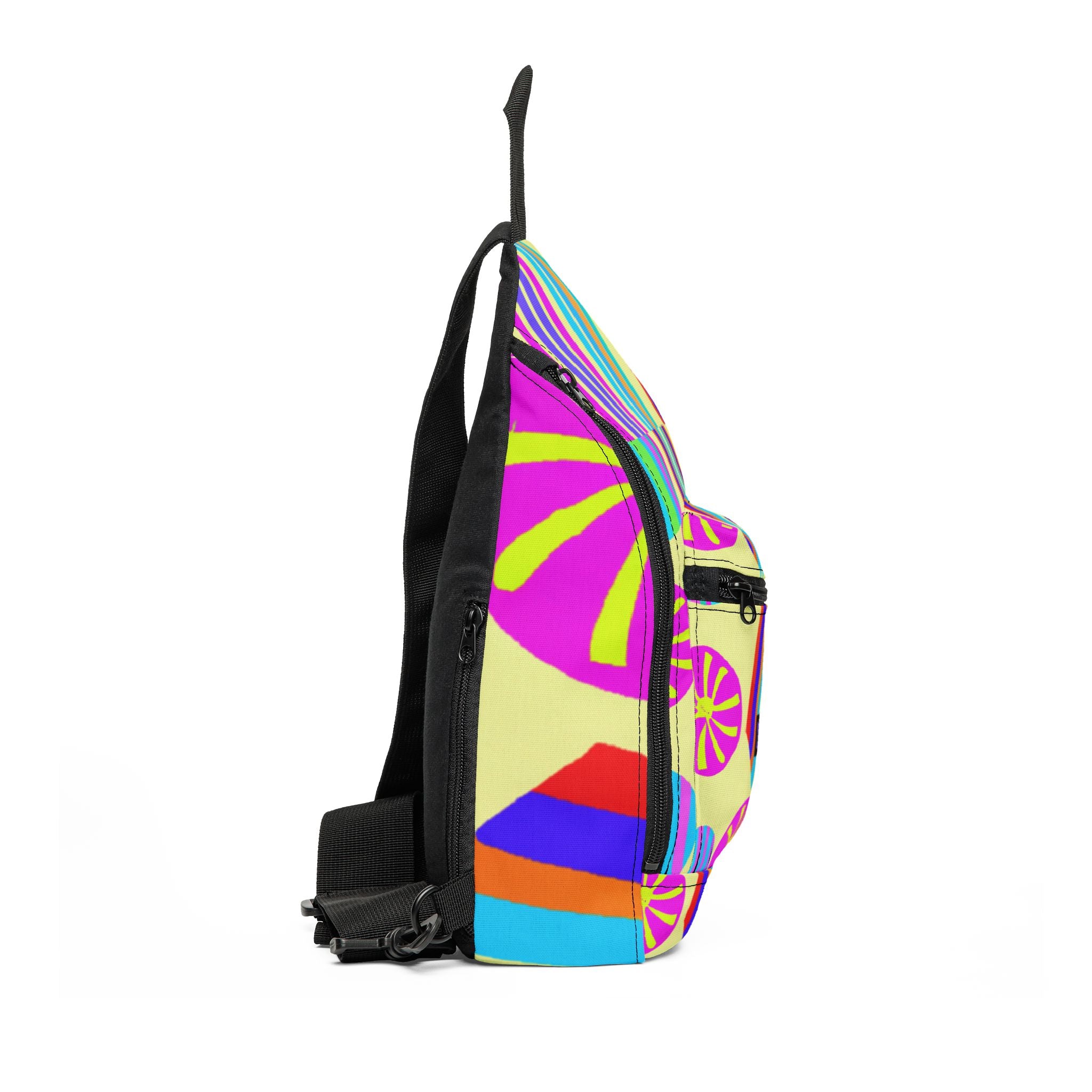 "Groovy Vermillion Spectrum" - Sling Bag