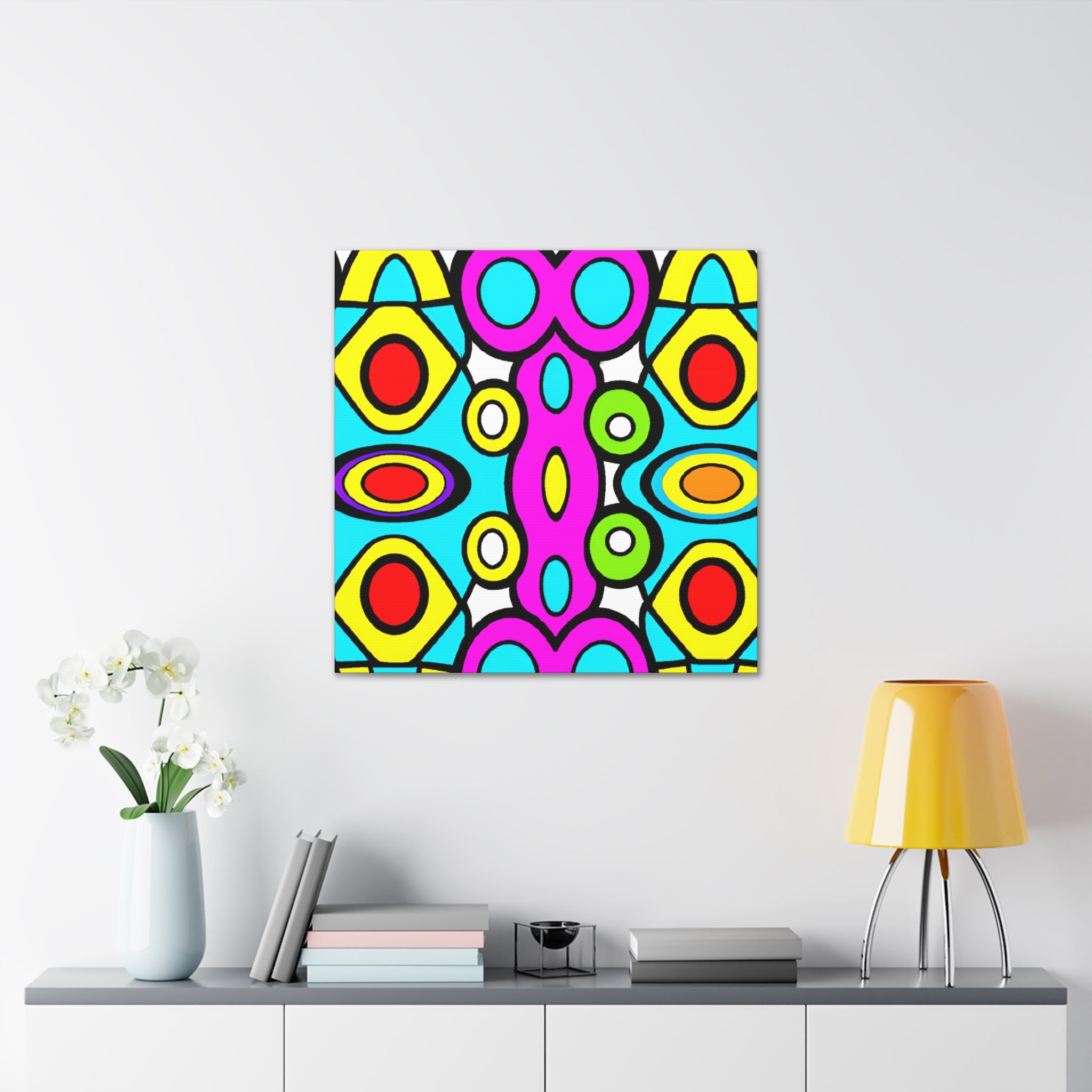 Groovy Kaleidoscope - Canvas