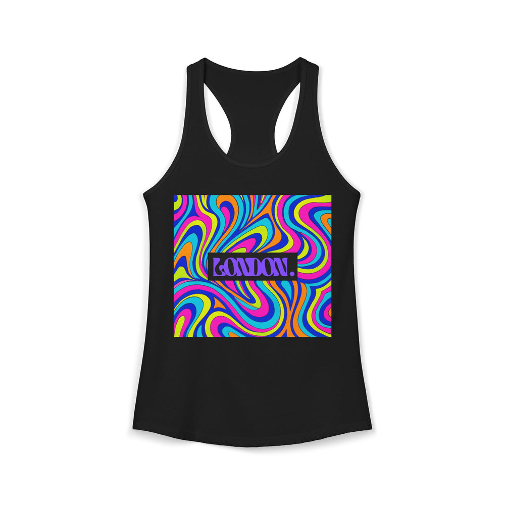 "Jasper Kaledioscope" - Racerback Tank Top