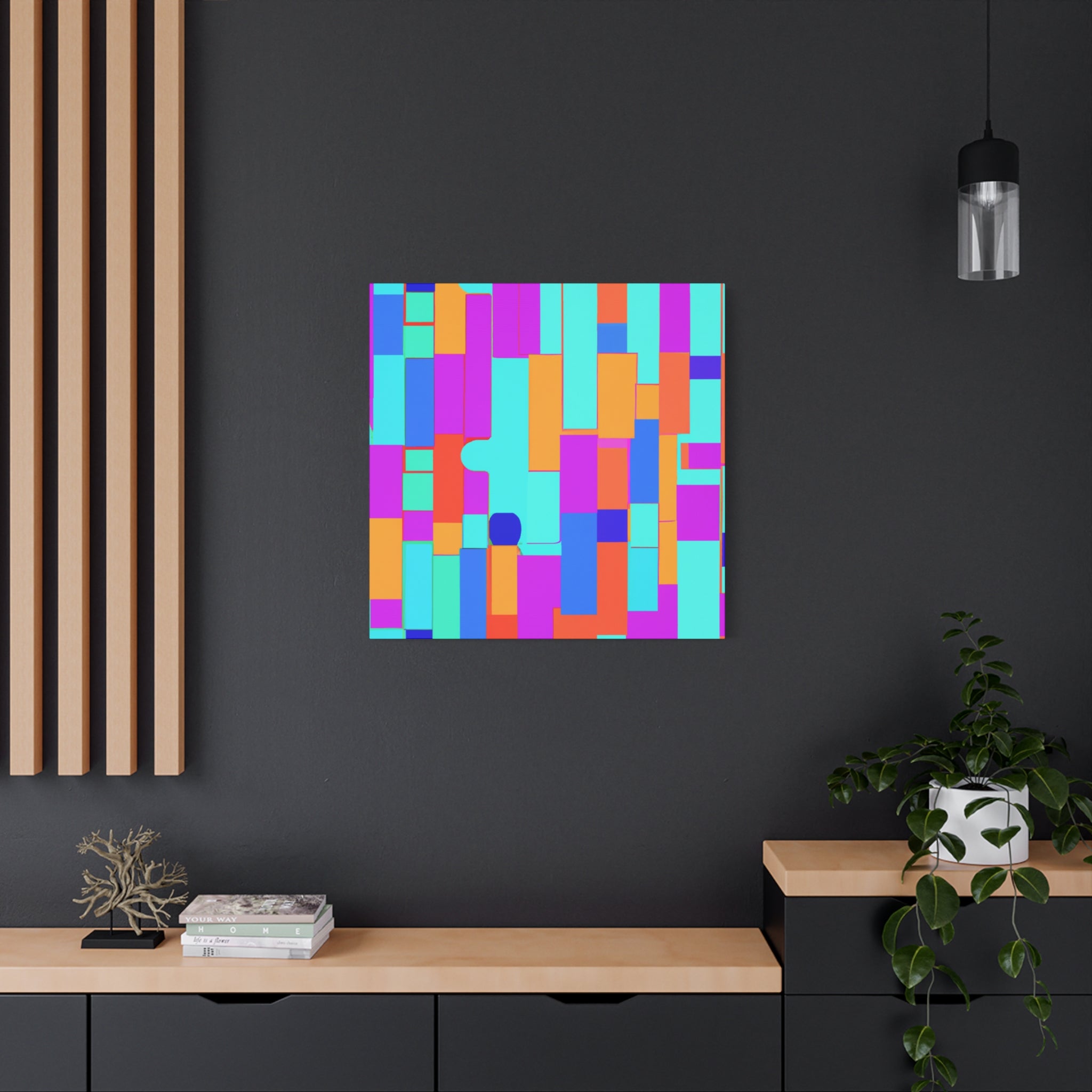 Groovy Kaleidoscope - Canvas