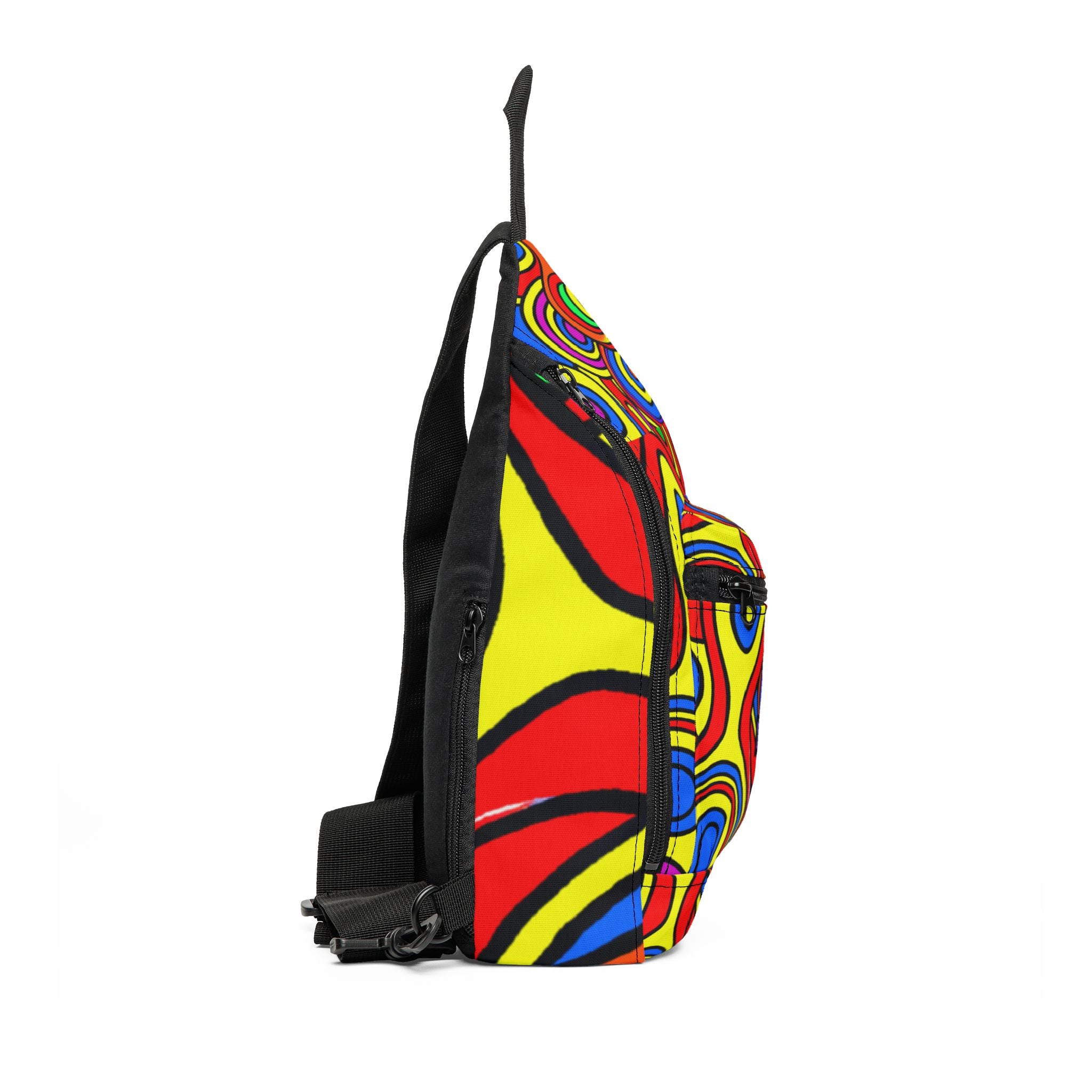 "Groovy Daze: Journey through Mod and Monochrome" - Sling Bag