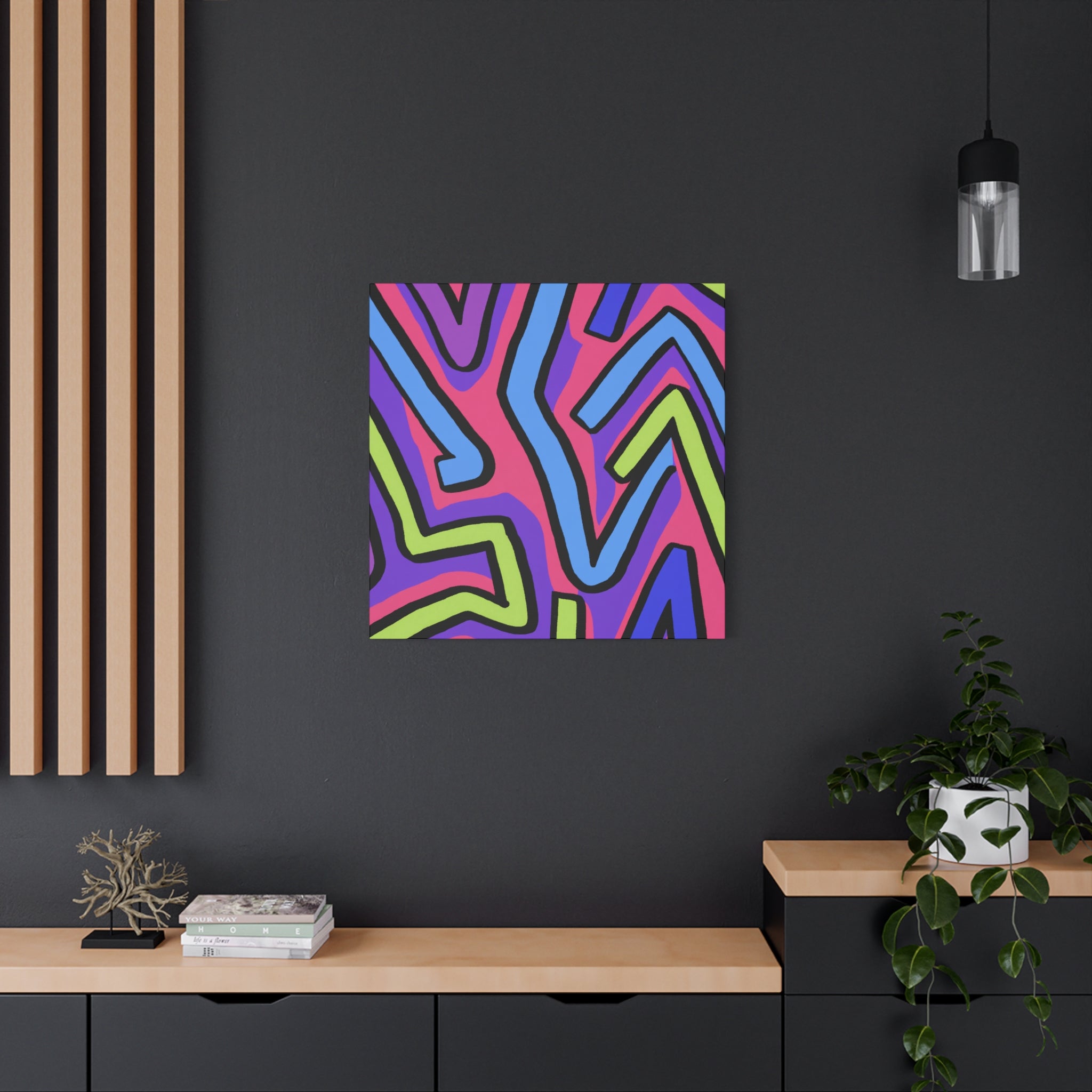 Groovy Kaleidoscope - Canvas