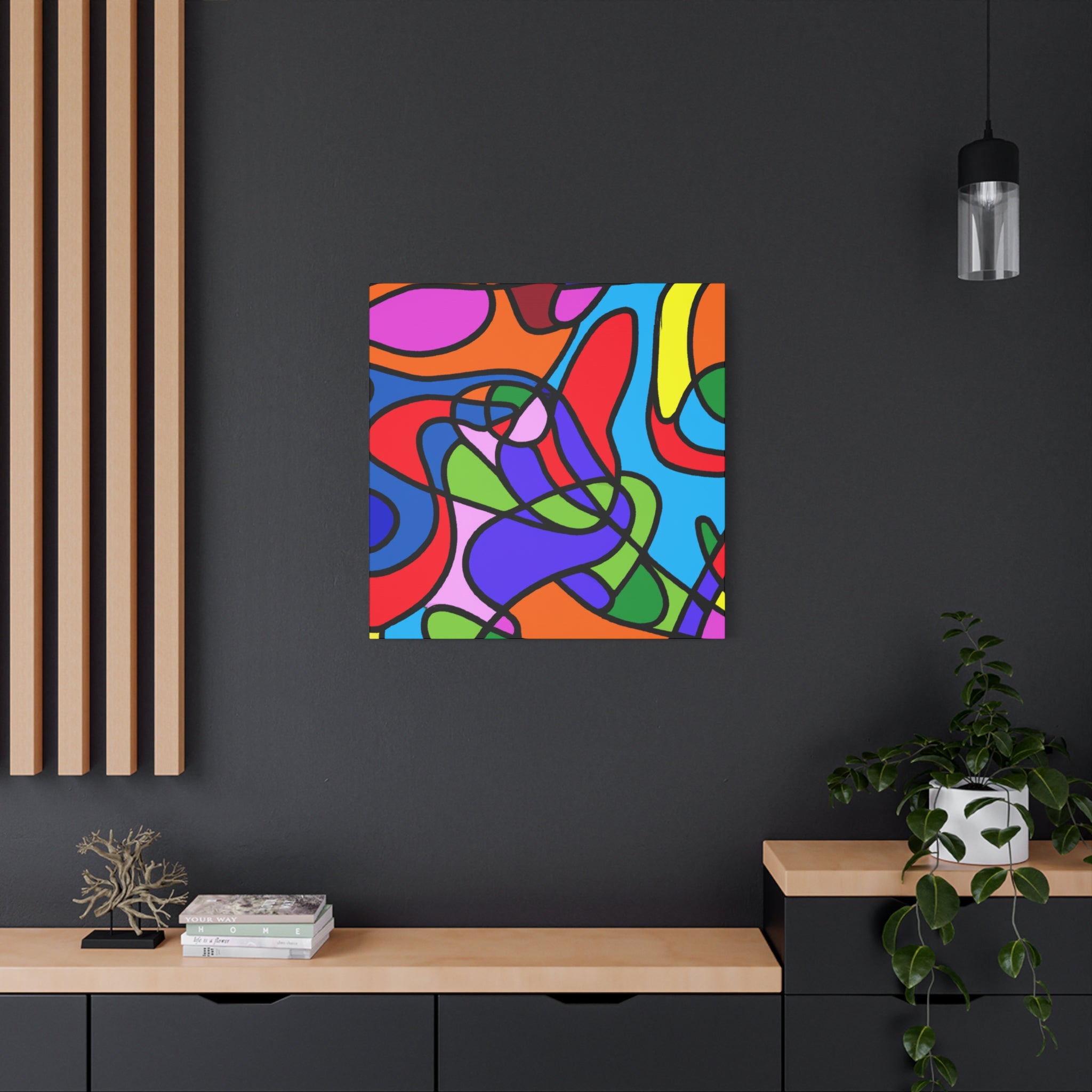 Groovy Kaleidoscope - Canvas
