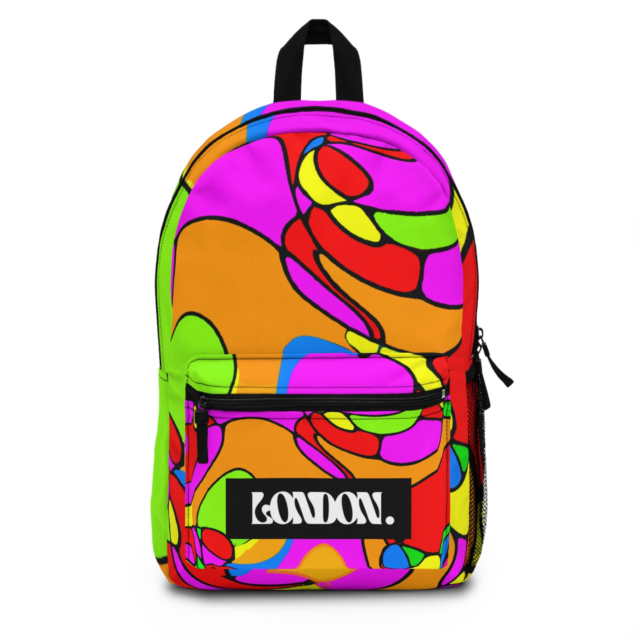 "Groovy Mirage: Vintage Vibes & Psychedelic Splashes" - Backpack