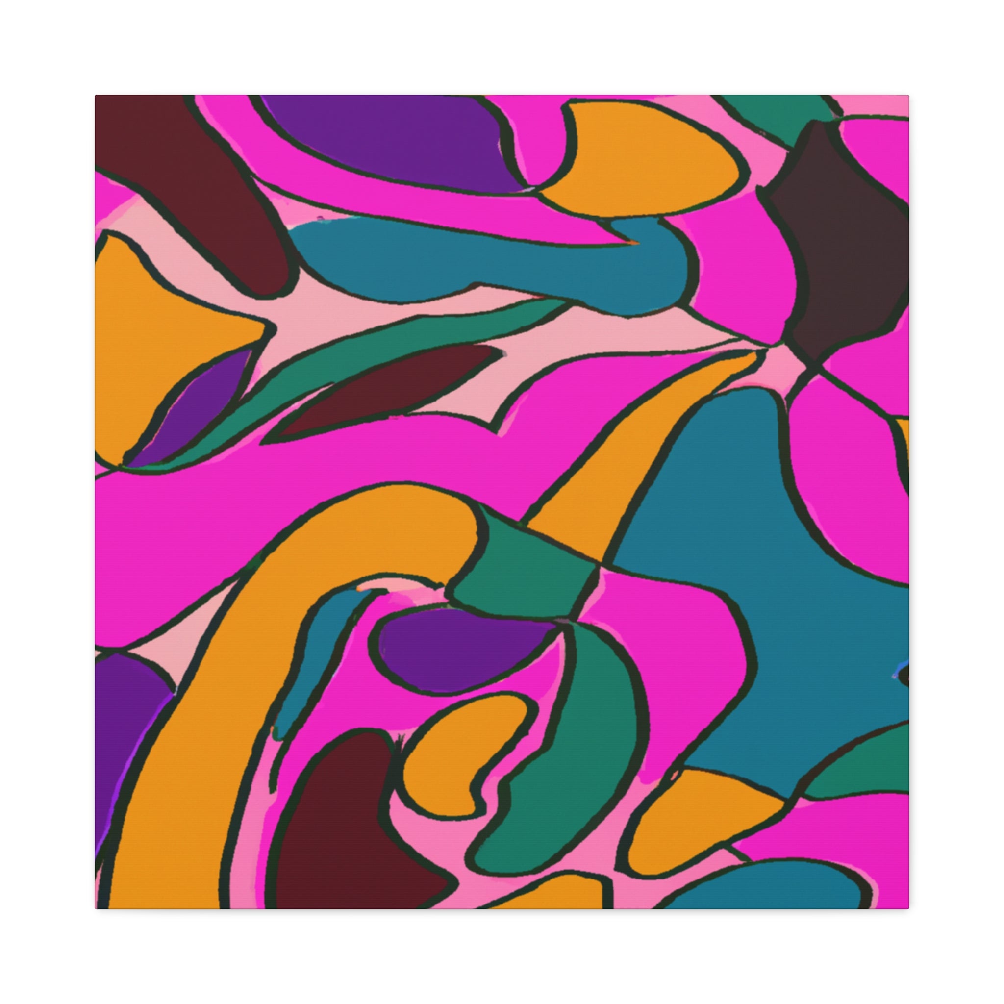 Groovy Kaleidoscope - Canvas