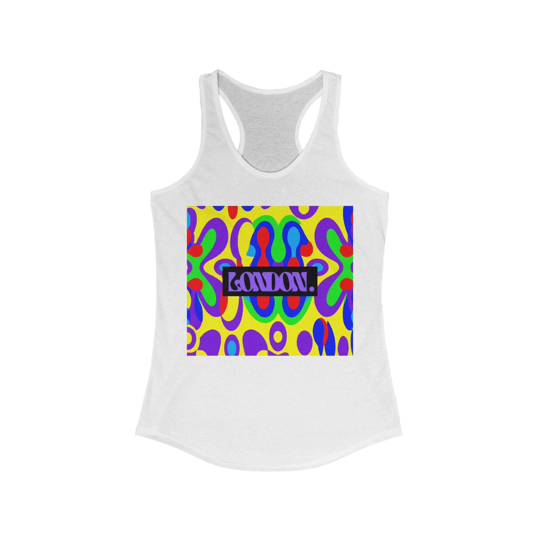 "Kaleidoscope Carousel" - Racerback Tank Top