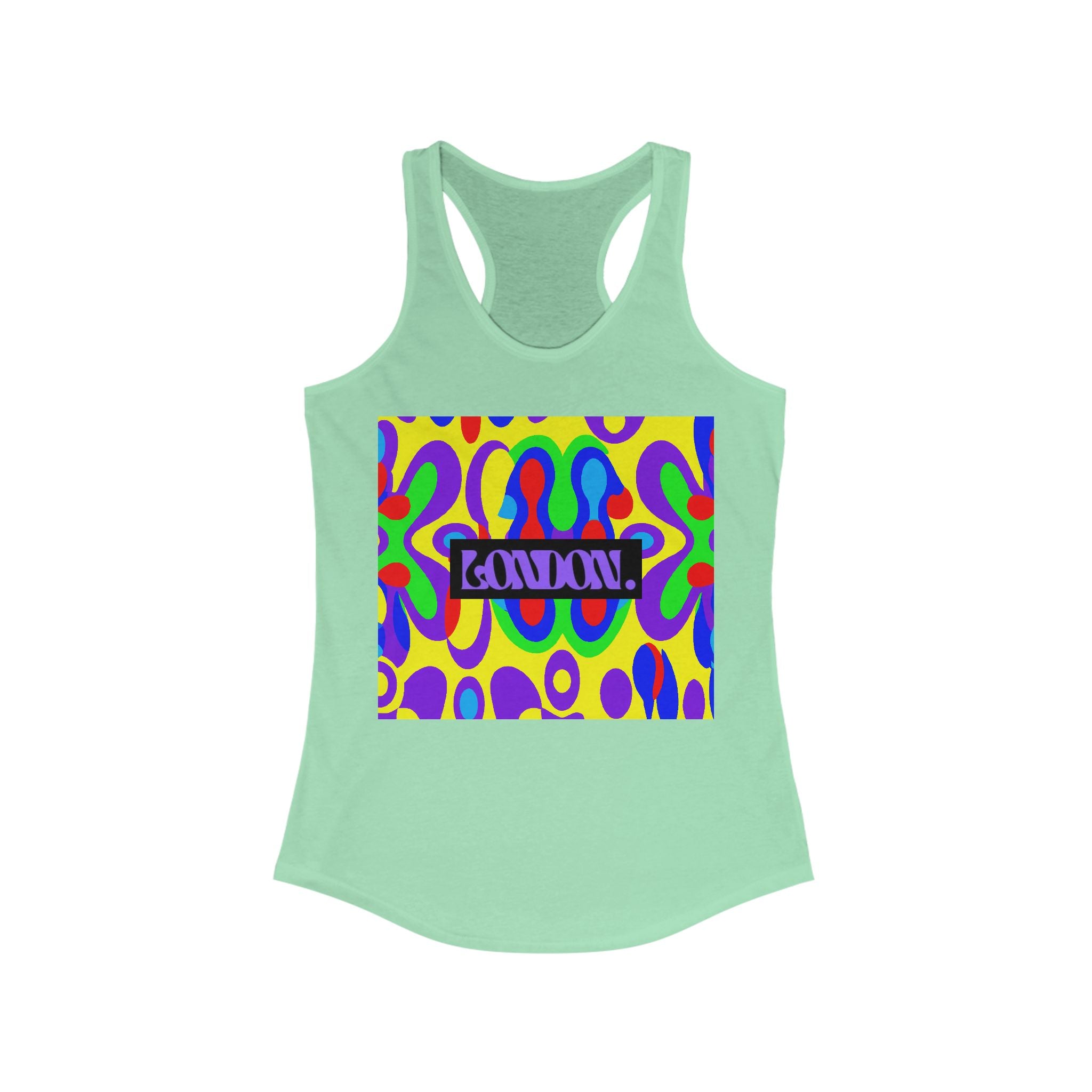 "Kaleidoscope Carousel" - Racerback Tank Top