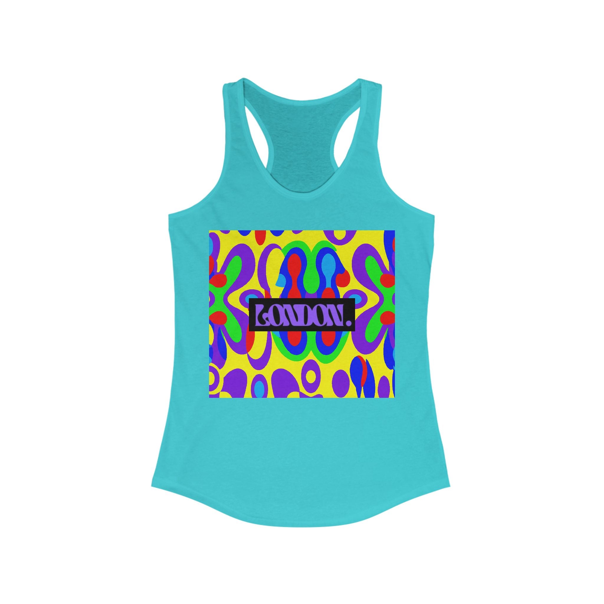 "Kaleidoscope Carousel" - Racerback Tank Top